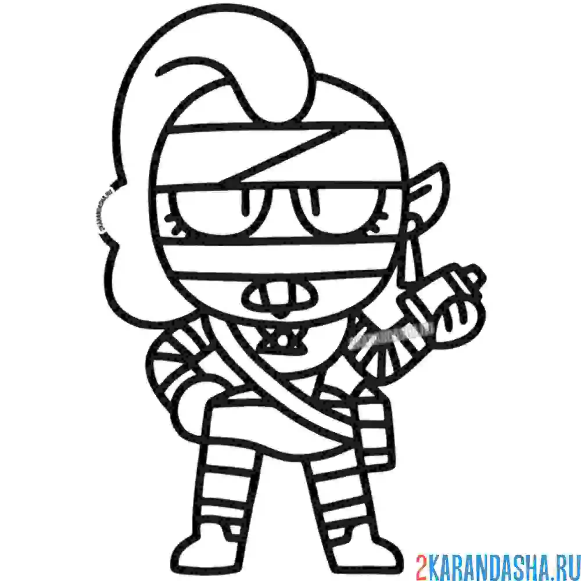 Раскраска воин эмз