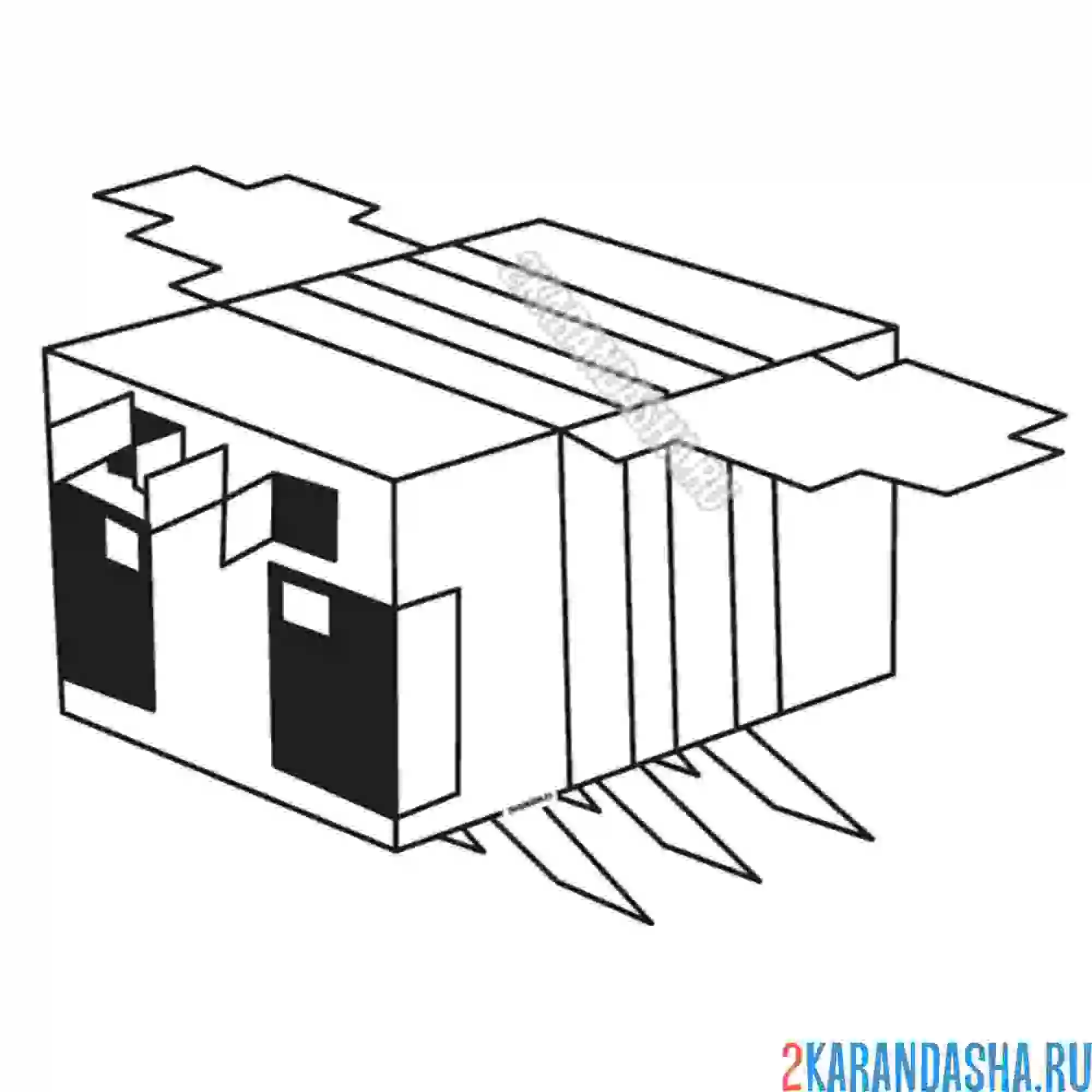 Раскраска скин пчела