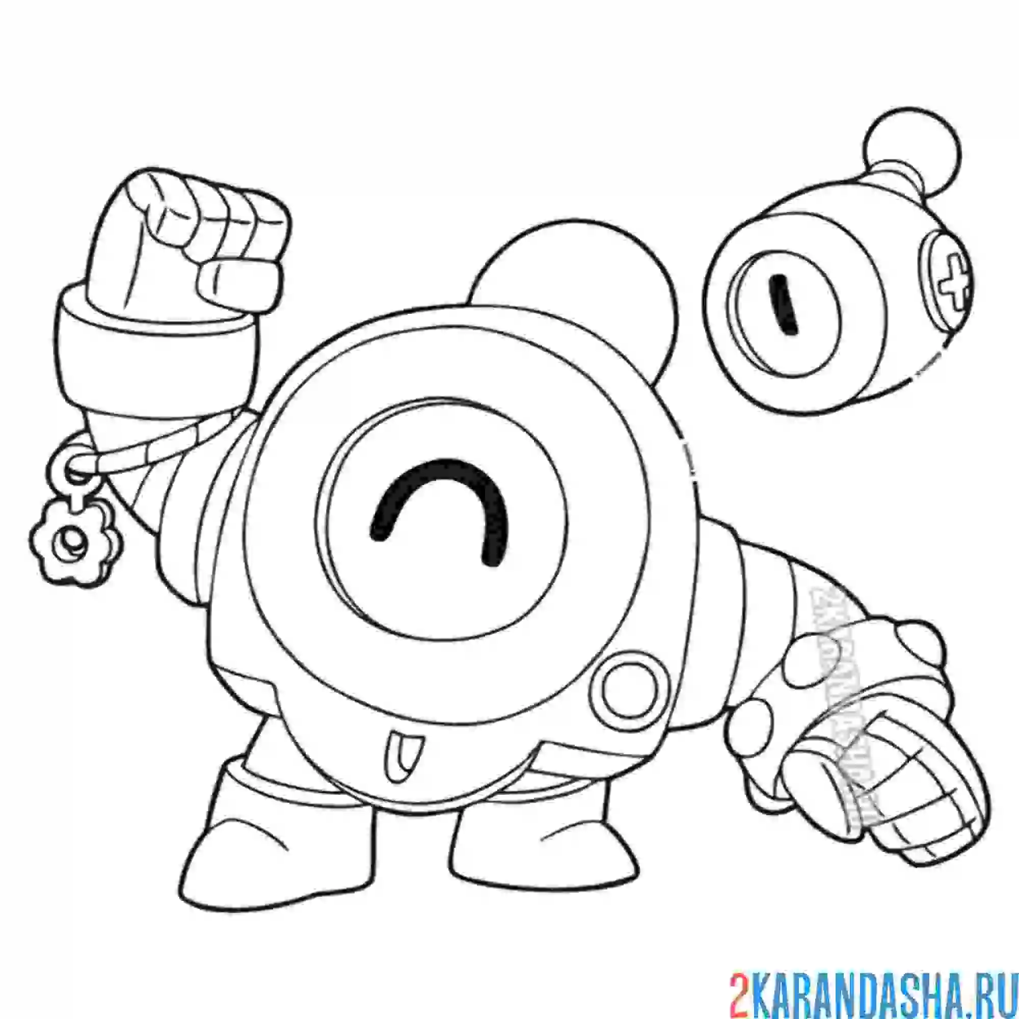 Раскраска нани (nani) и пип (peep)