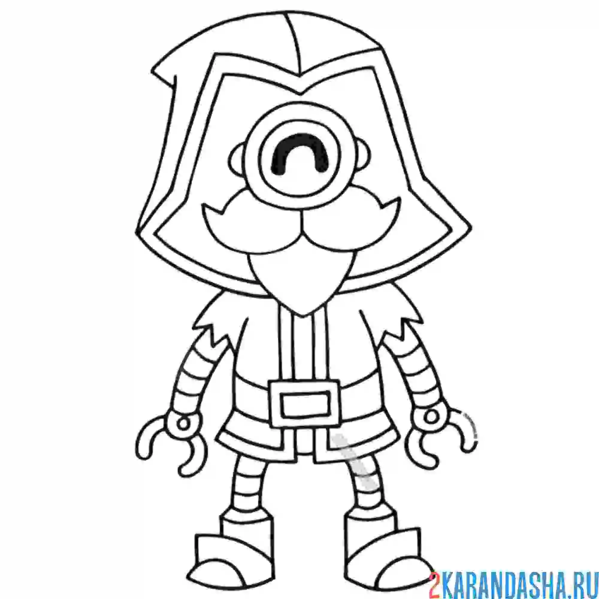 Раскраска волшебник барли