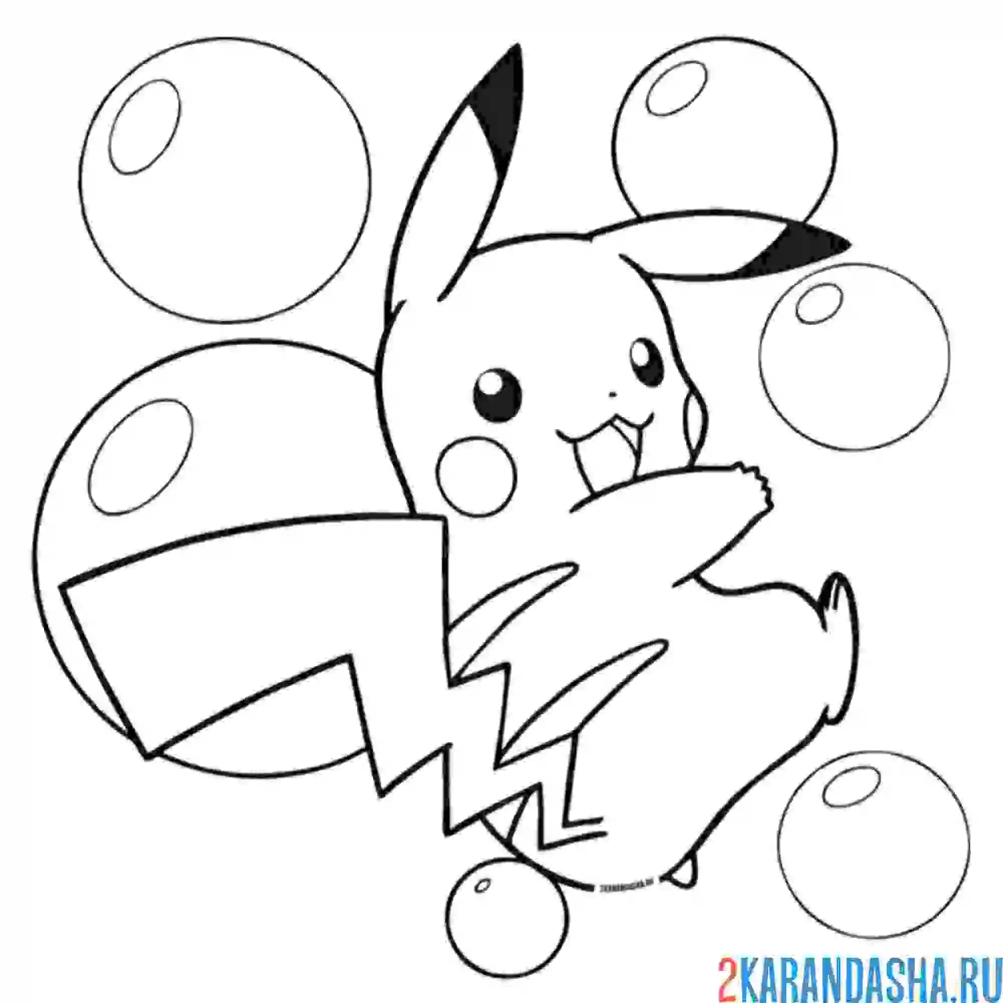 Раскраска в пузырях