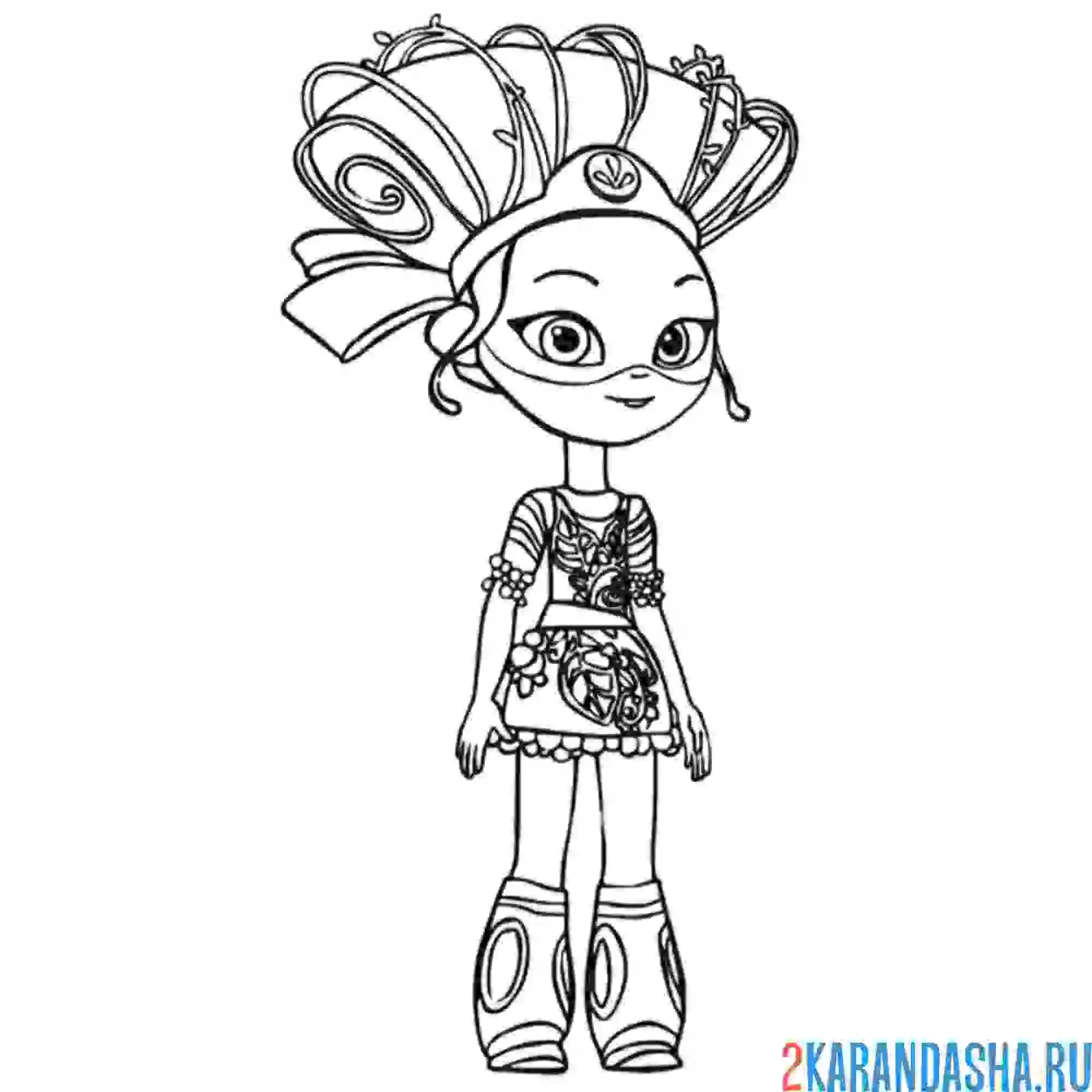 Раскраска маша стихия земля