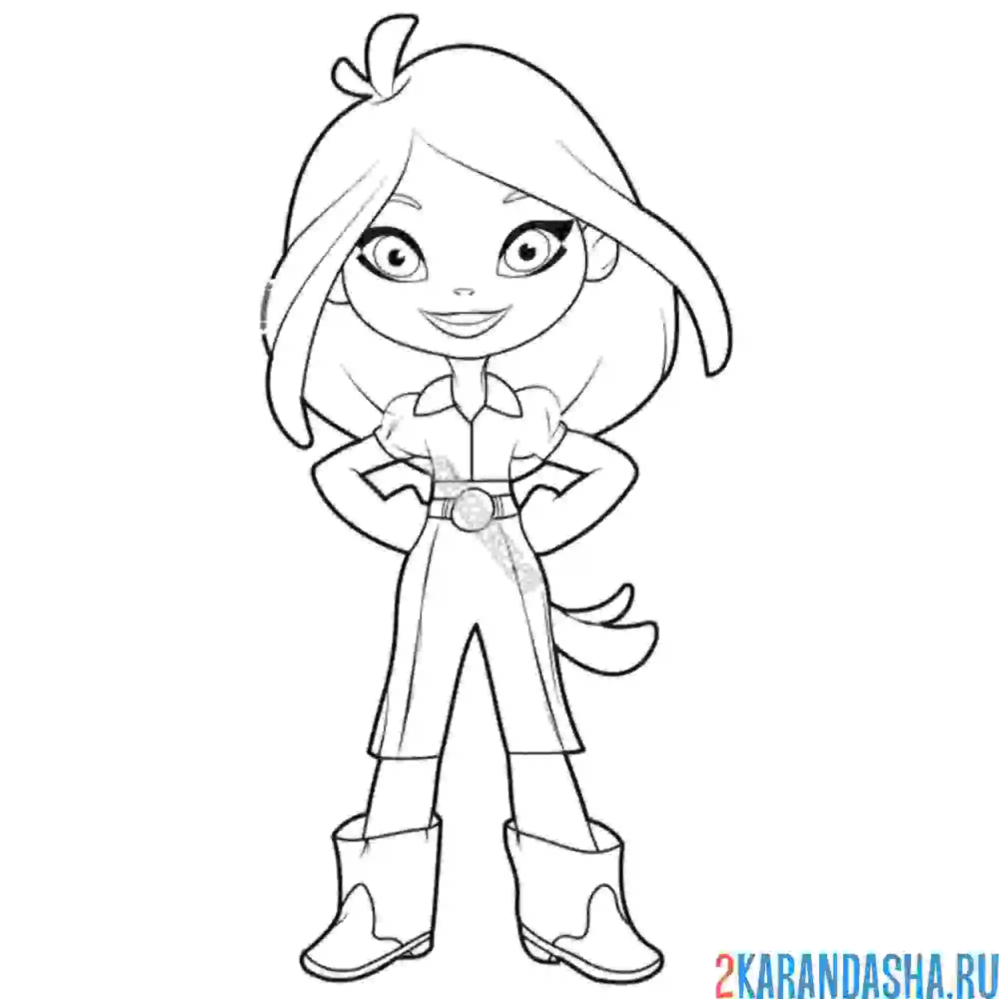 Раскраска крутая варя