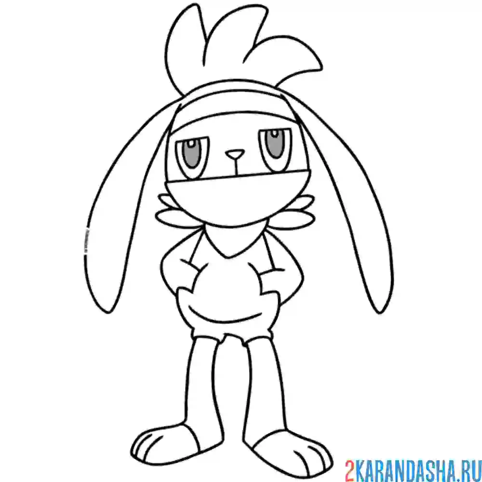 Раскраска рабут