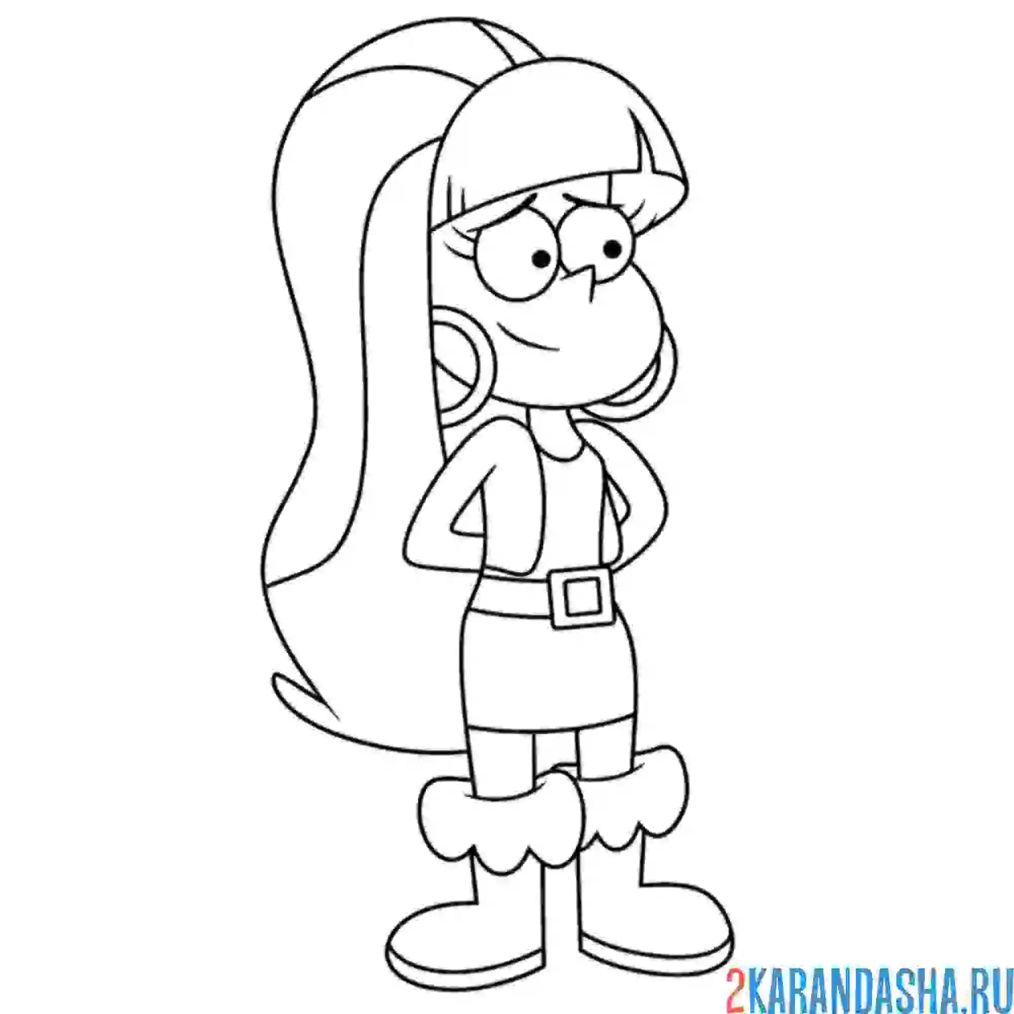 Раскраска блондинка пасифика нортвест