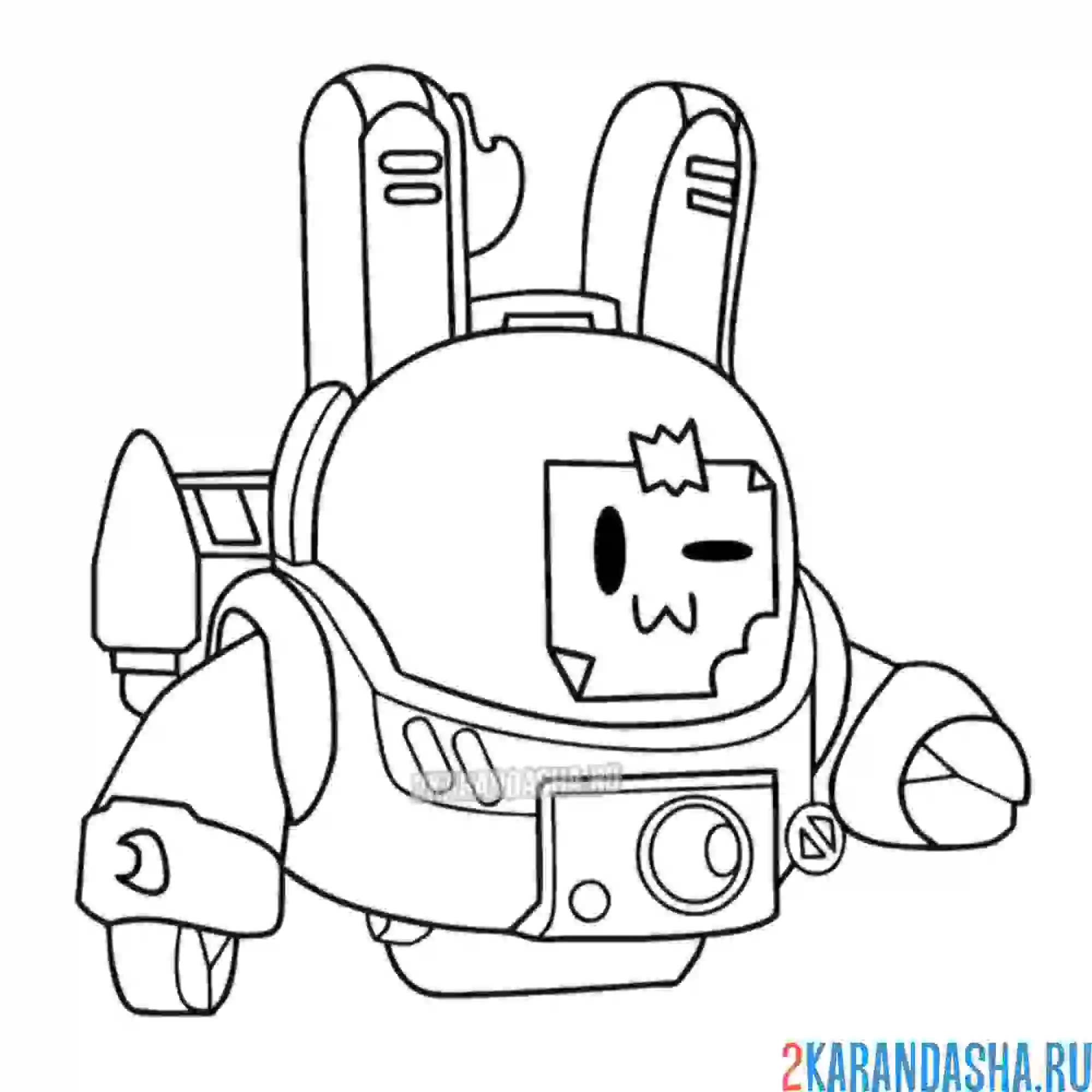 Раскраска лунный спраут