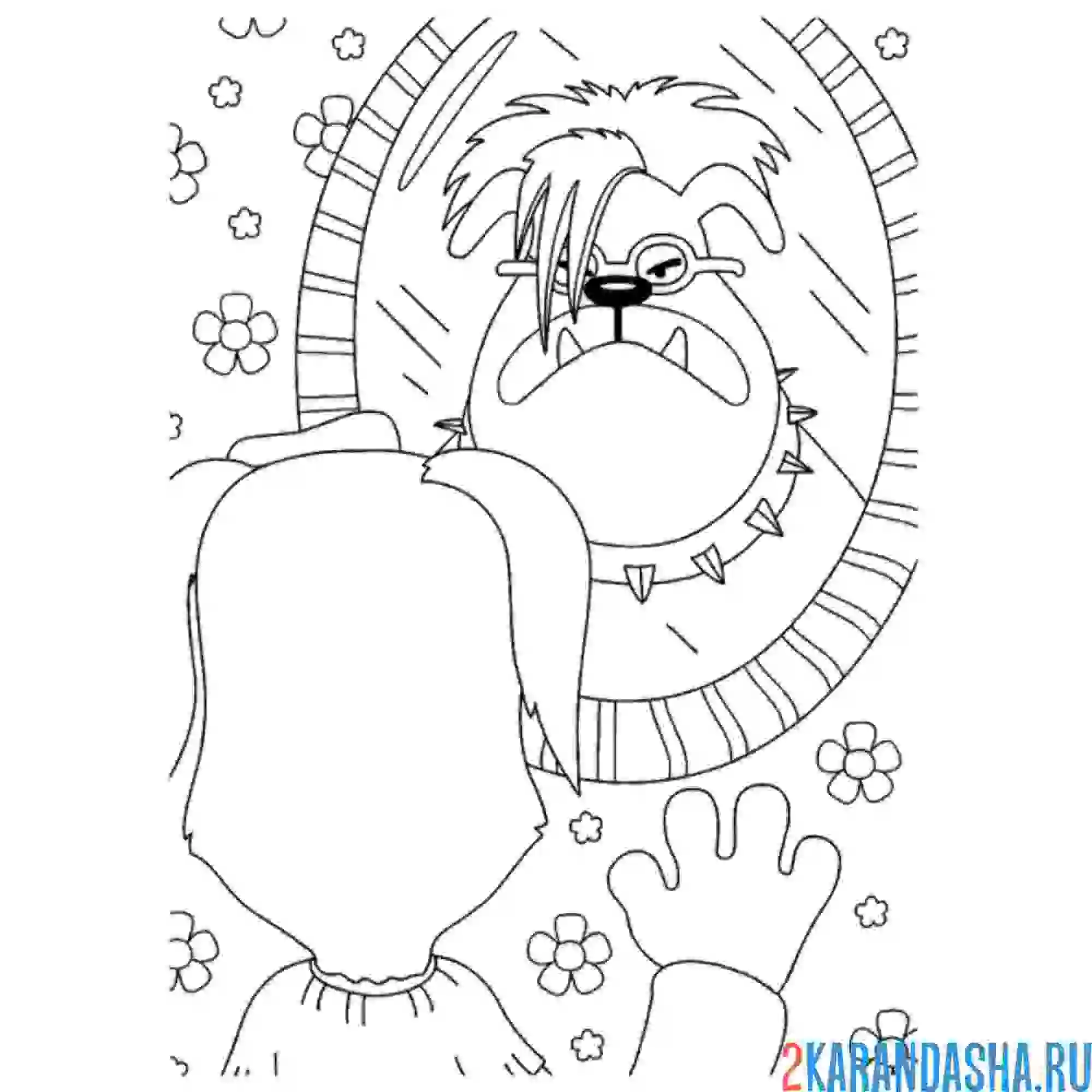 Раскраска портрет