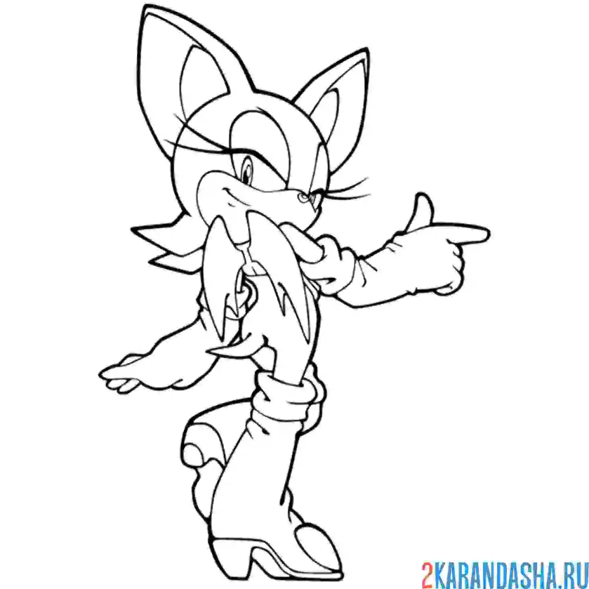 Раскраска летучая мышь руж