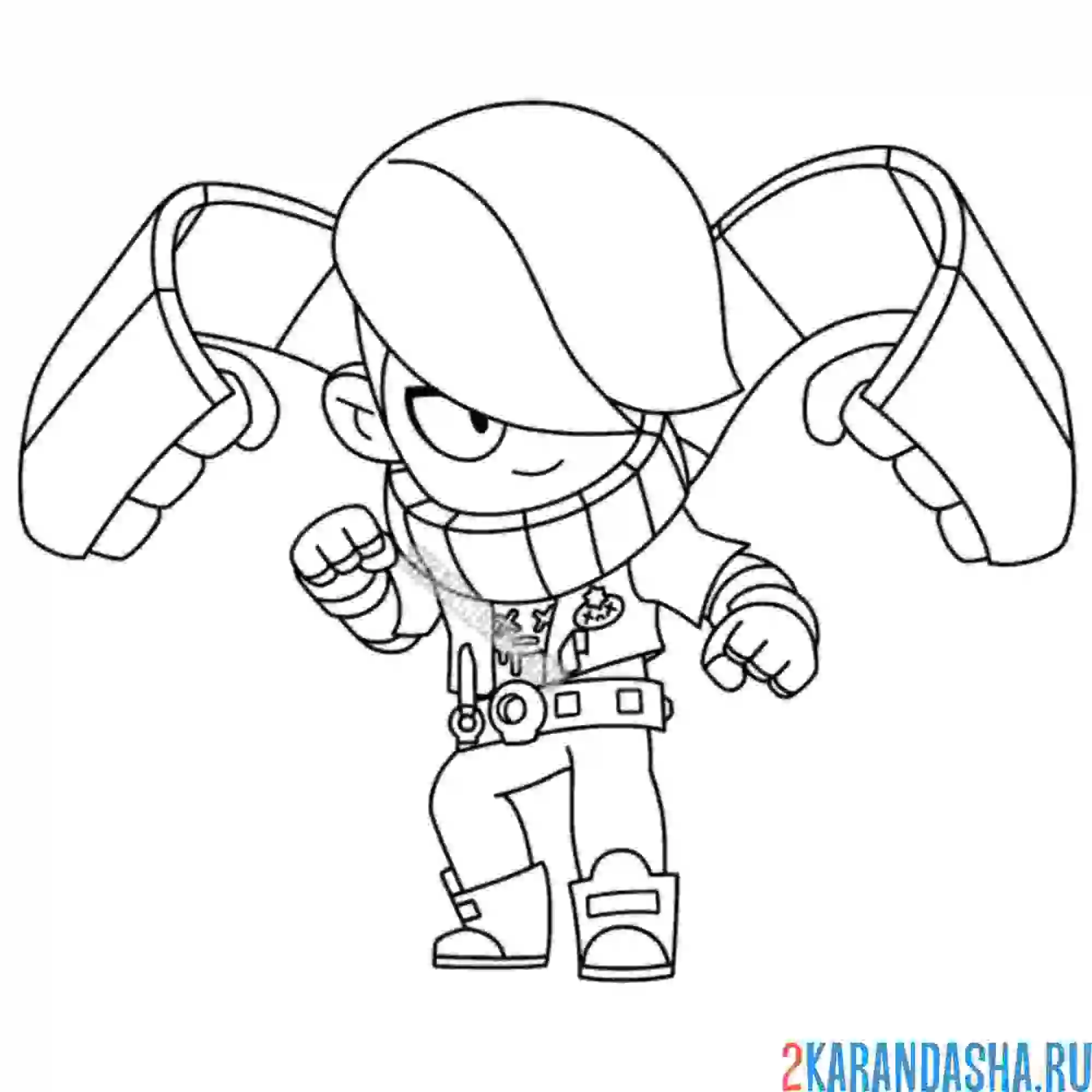 Раскраска новый скин эдгар 2020-2021