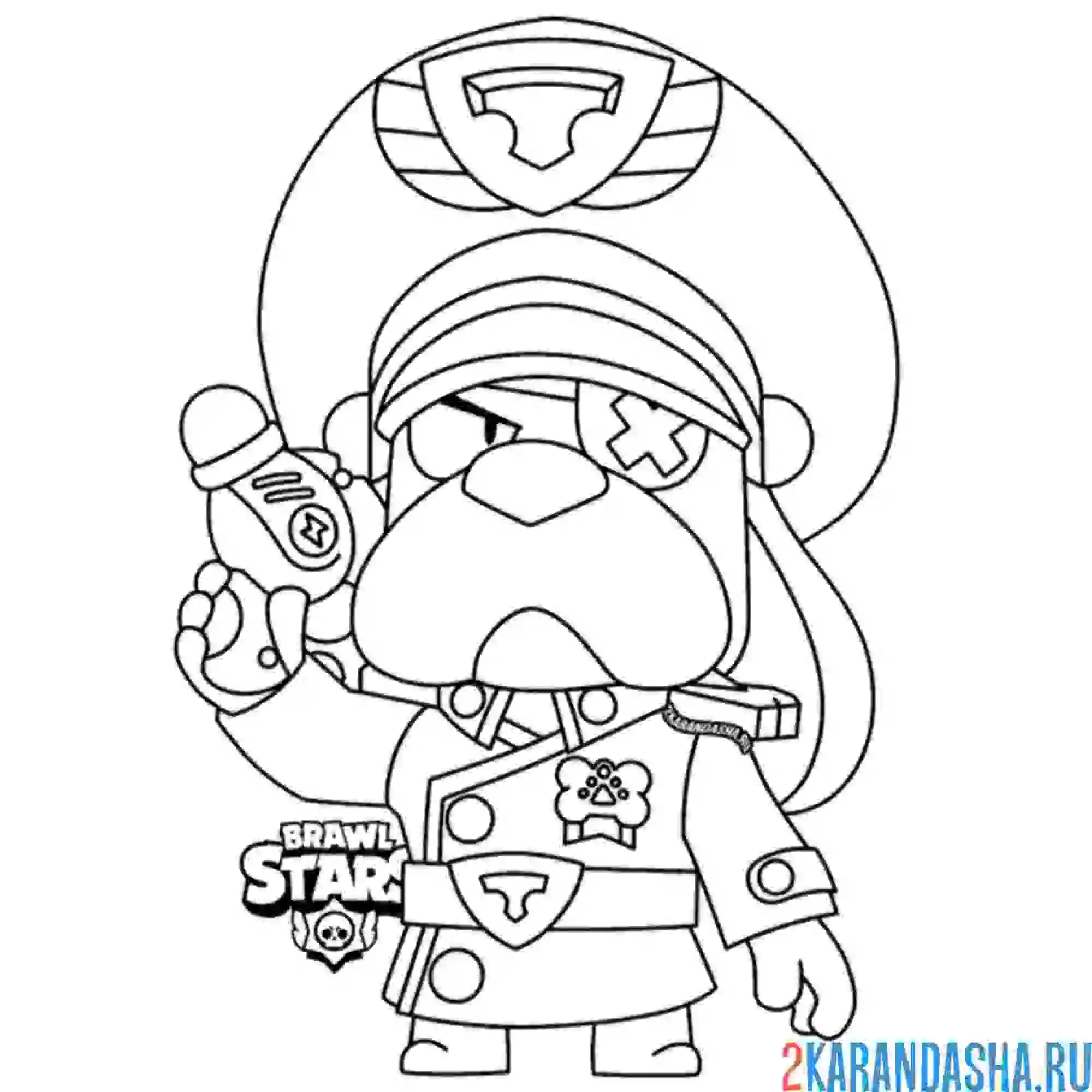 Раскраска генерал гавс новый скин 2021