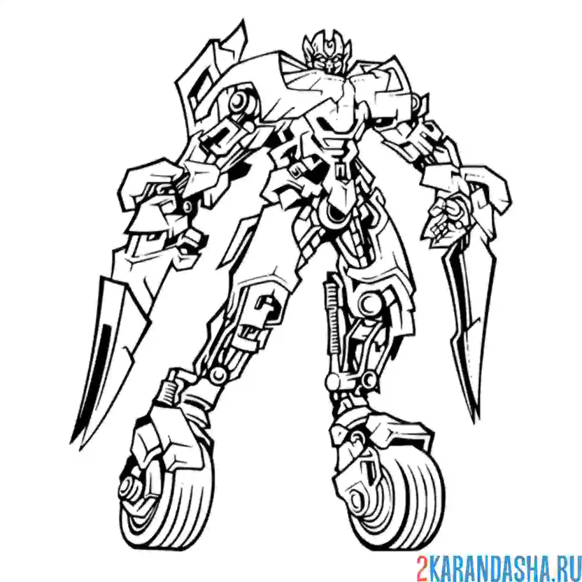 Раскраска сайдсвайп