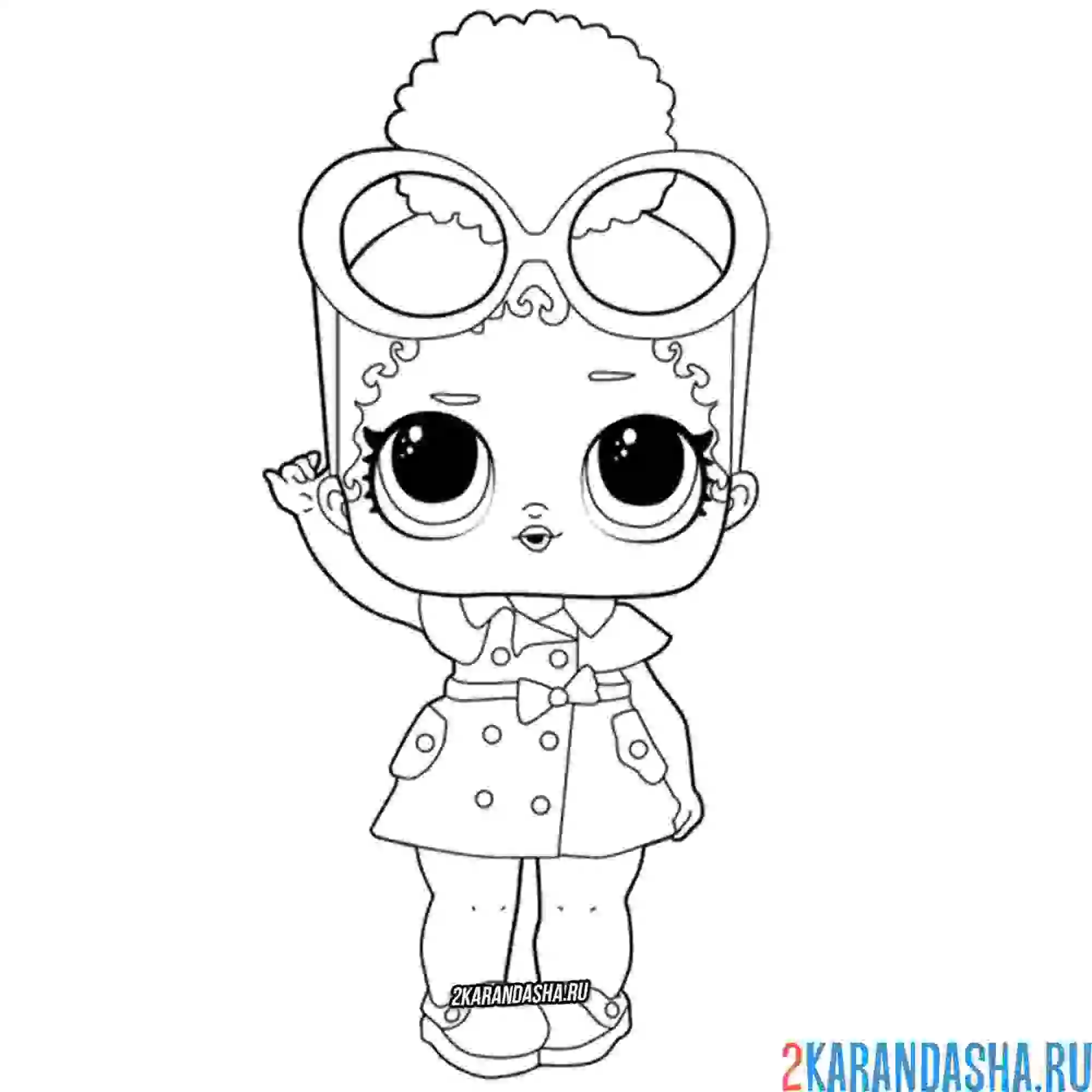 Раскраска лол королева босс (boss queen) блестящая