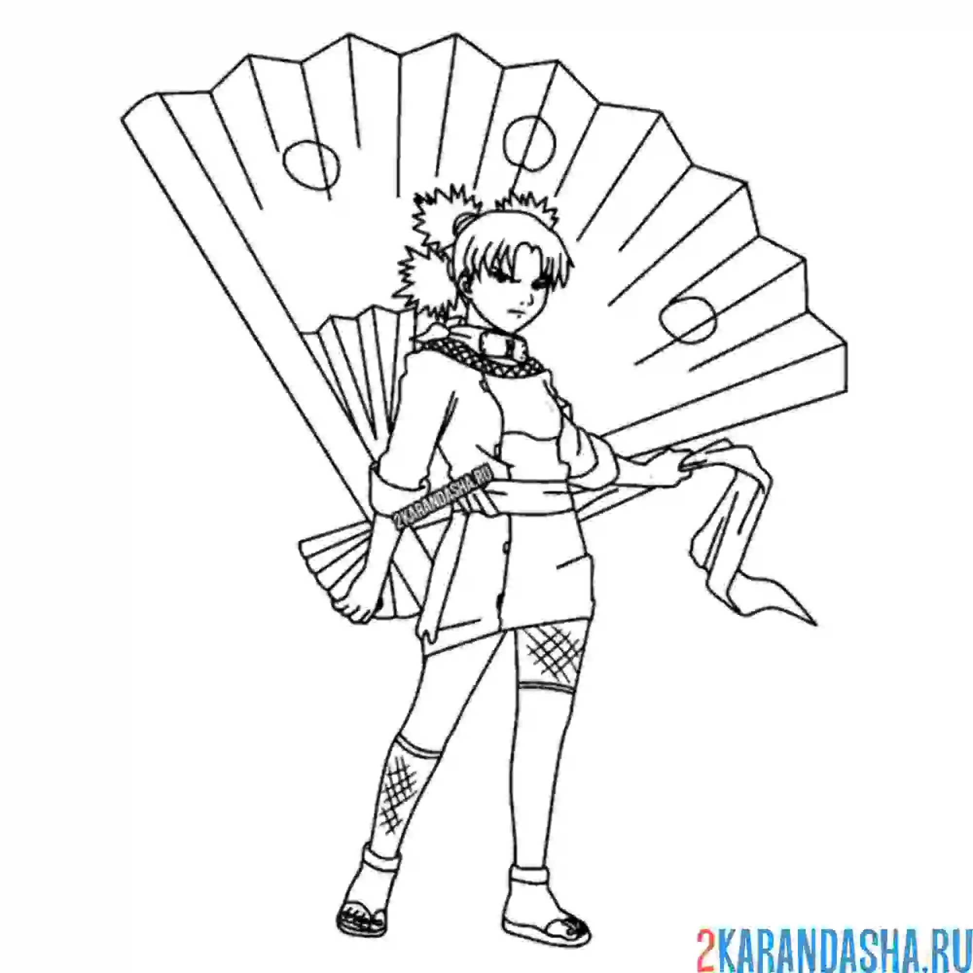 Раскраска тэмари