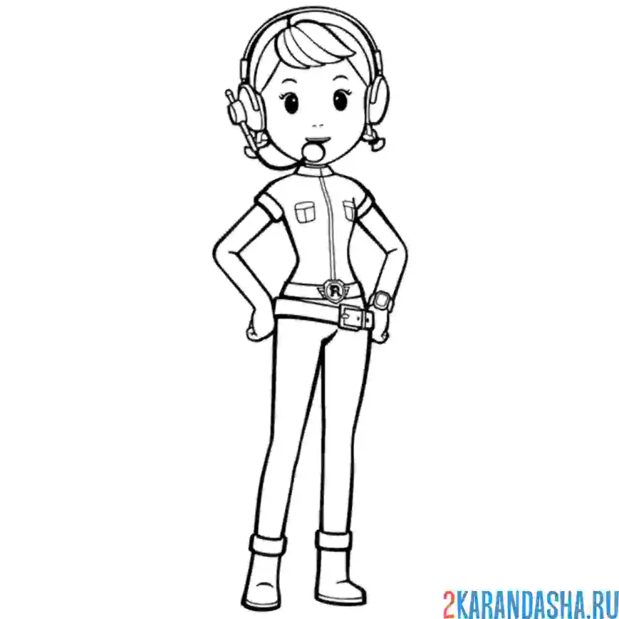 Раскраска джин диспетчер