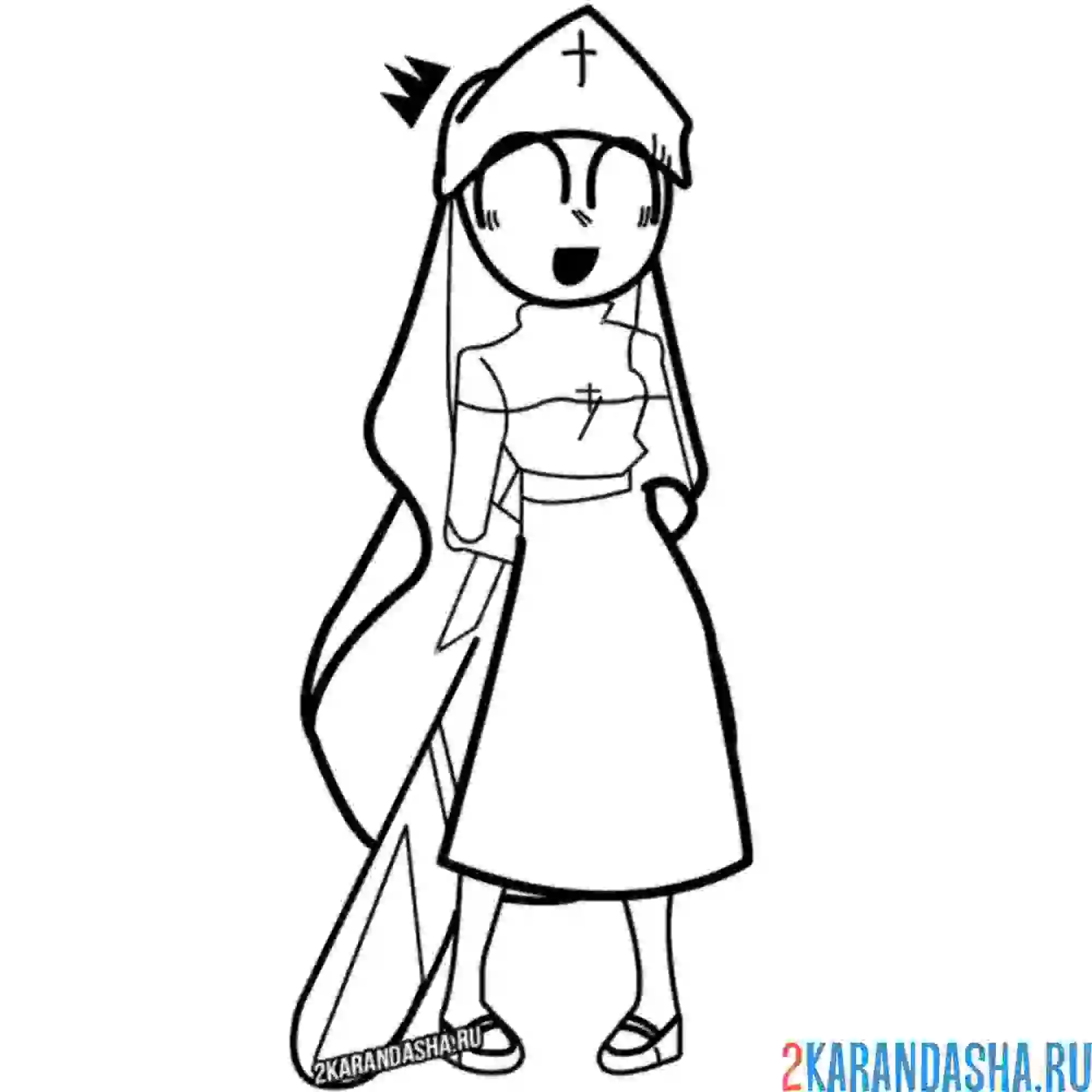 Раскраска friday night funkin таки