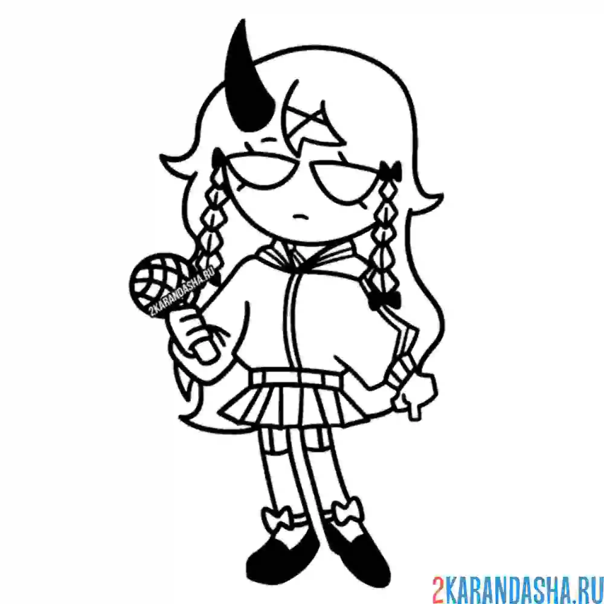 Раскраска рассази friday night funkin