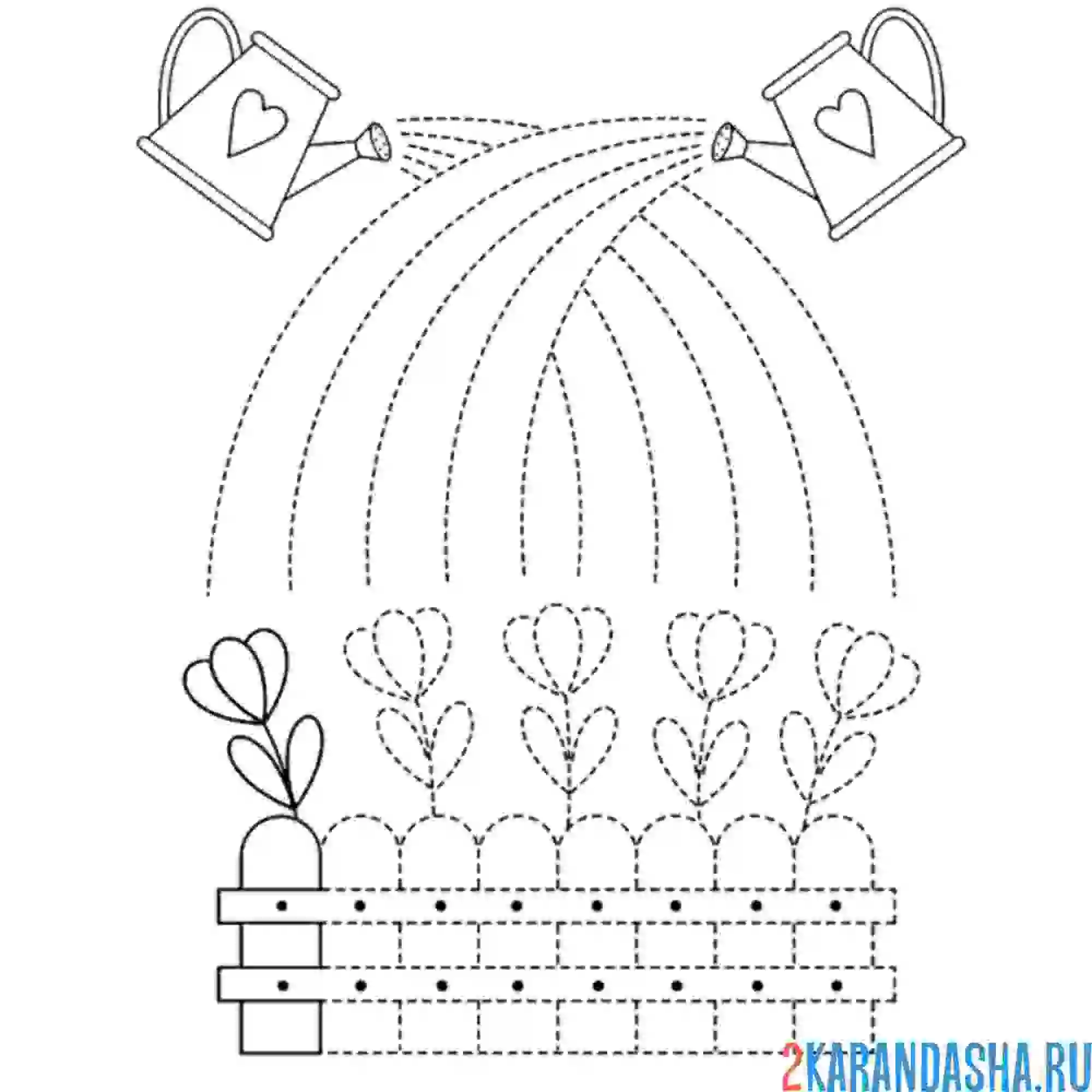 Раскраска полей цветы