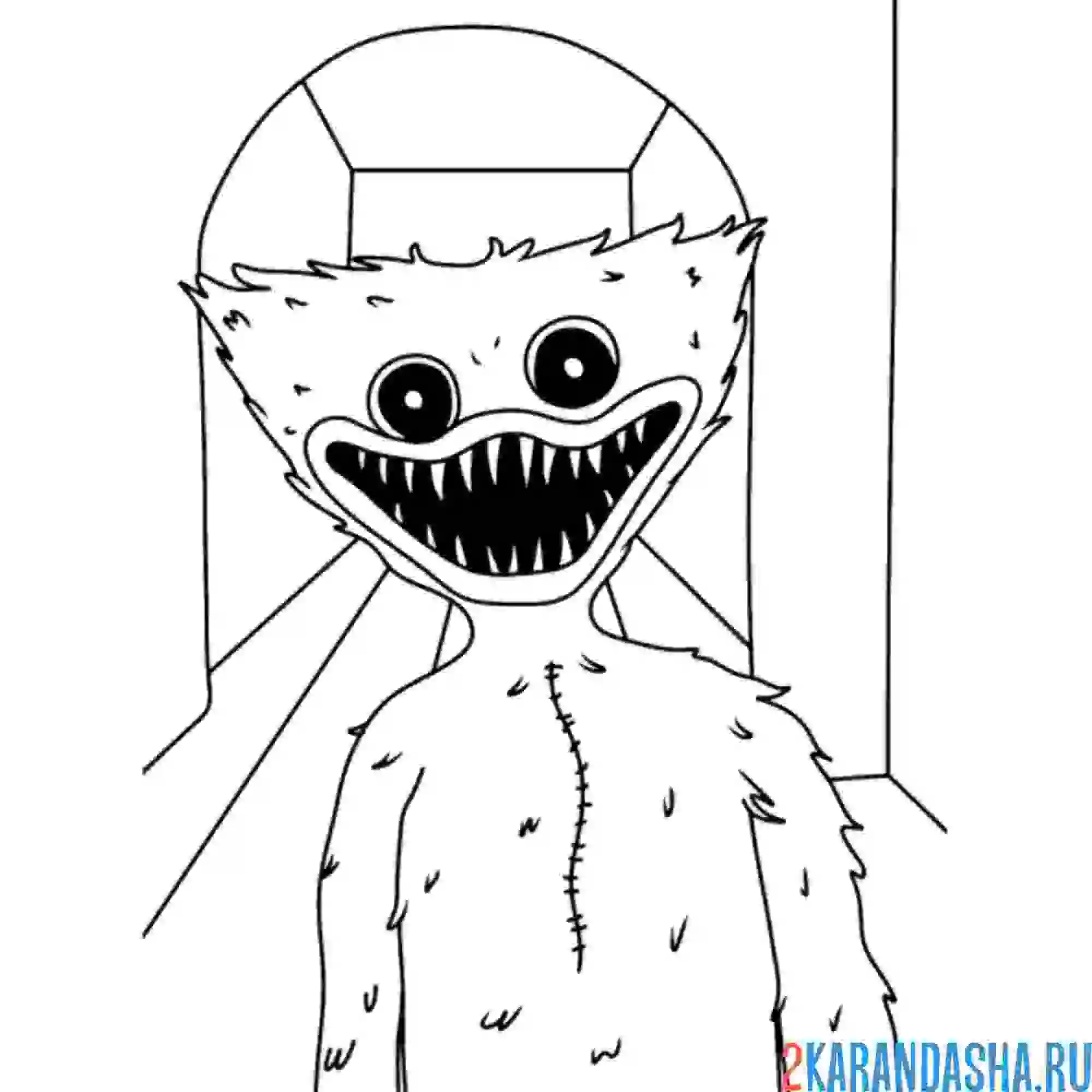 Раскраска хагги вагги бу