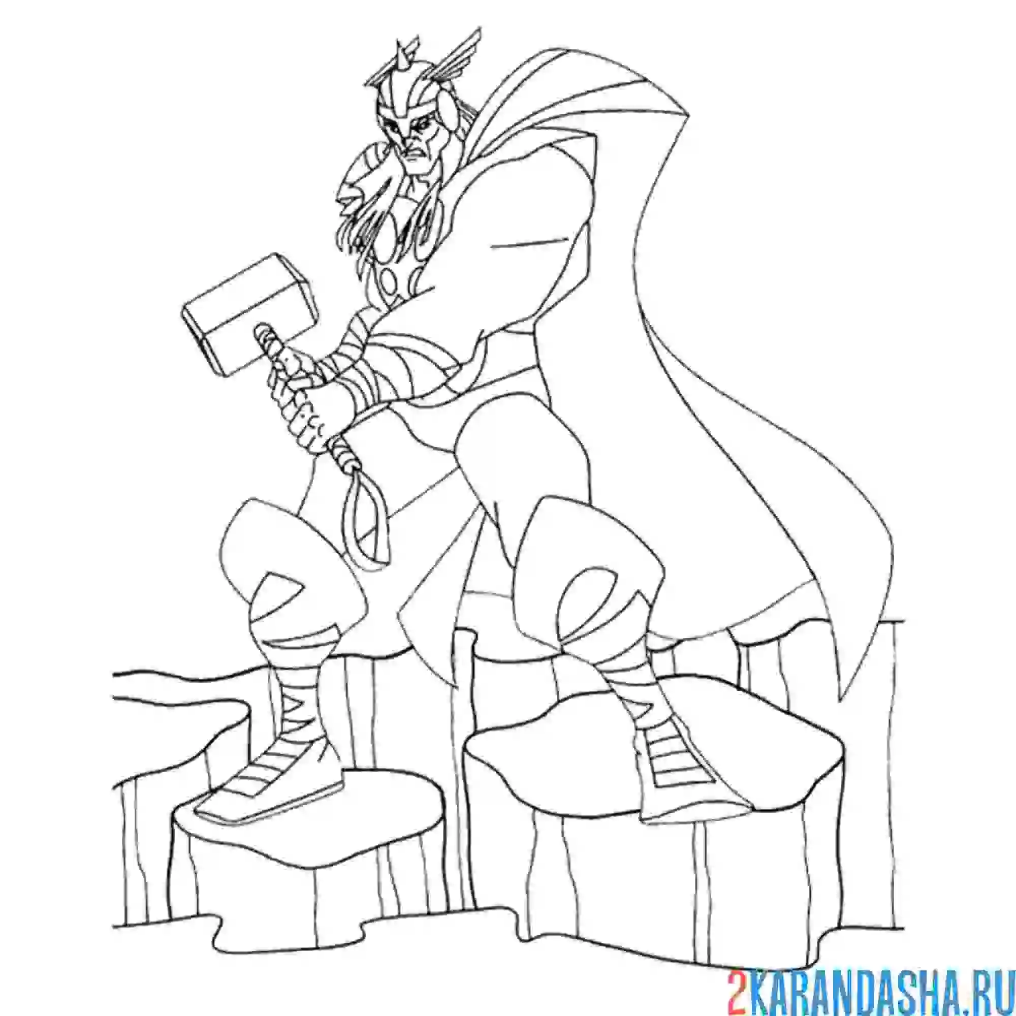 Раскраска опасный тор