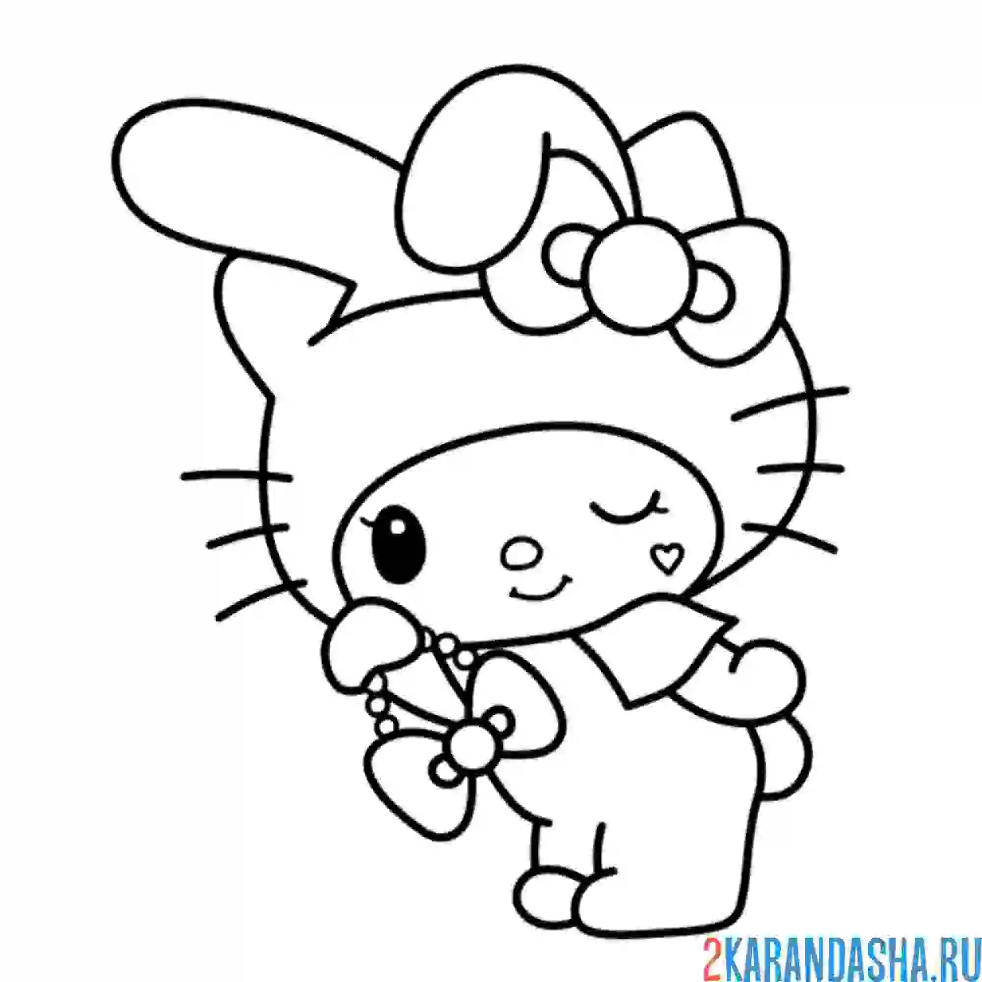 Раскраска милая май мелоди