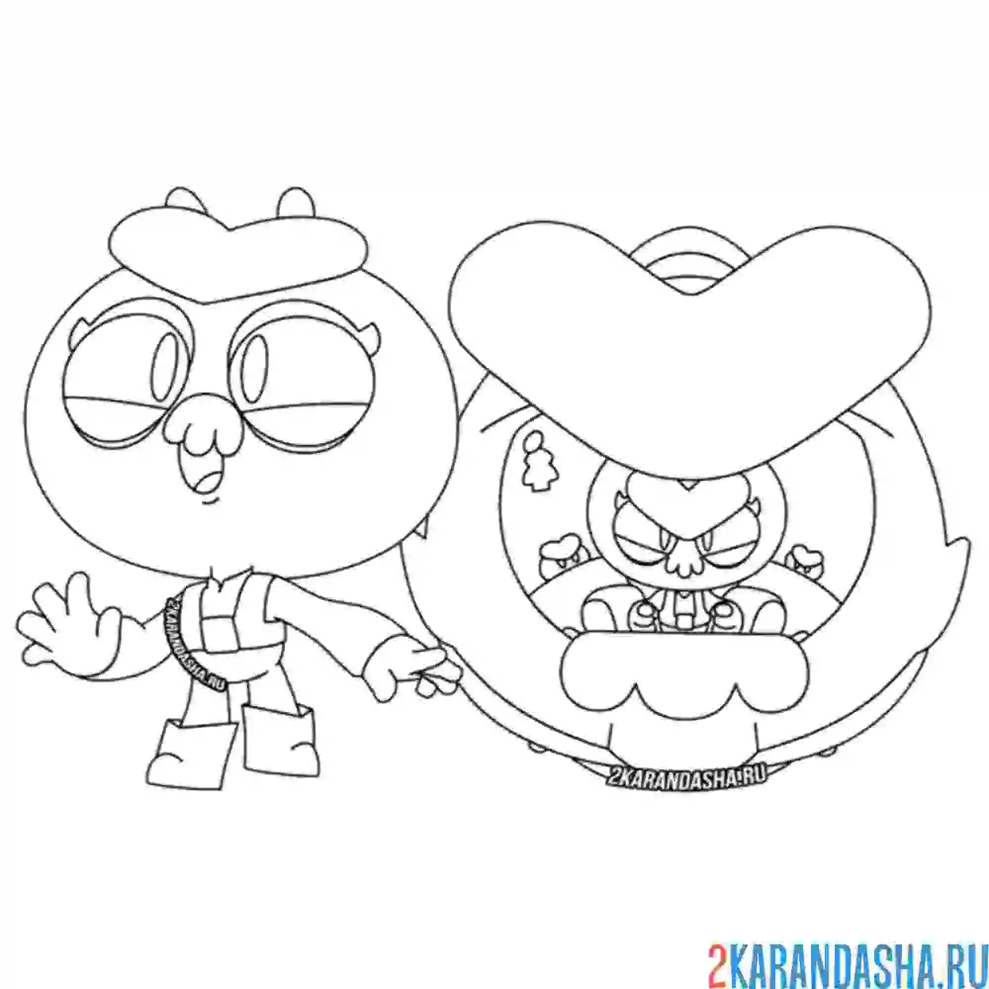 Раскраска ева и ева в корабле