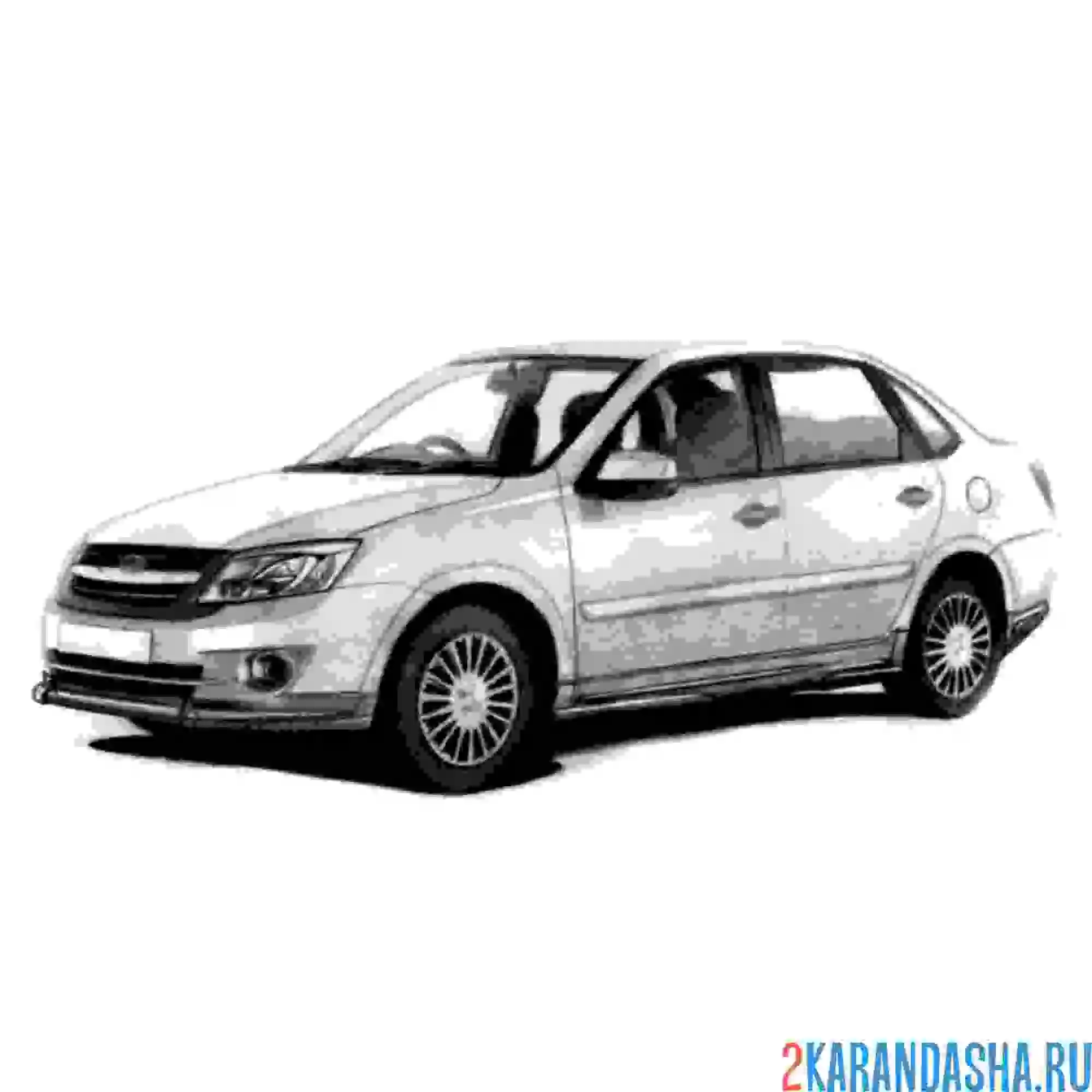 Раскраска гранта лада