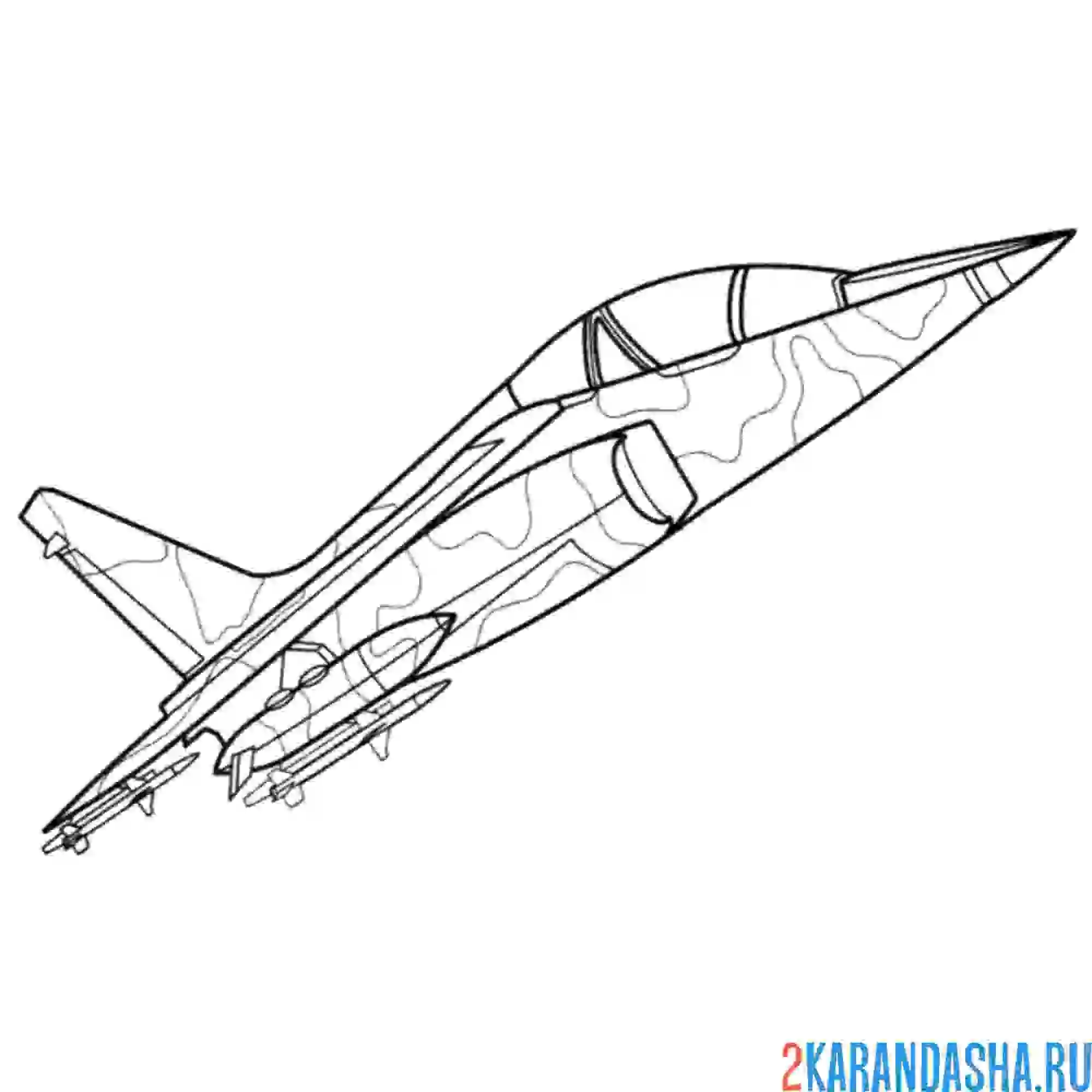 Раскраска реактивный штурмовик alpha jet третьего поколения военный самолет