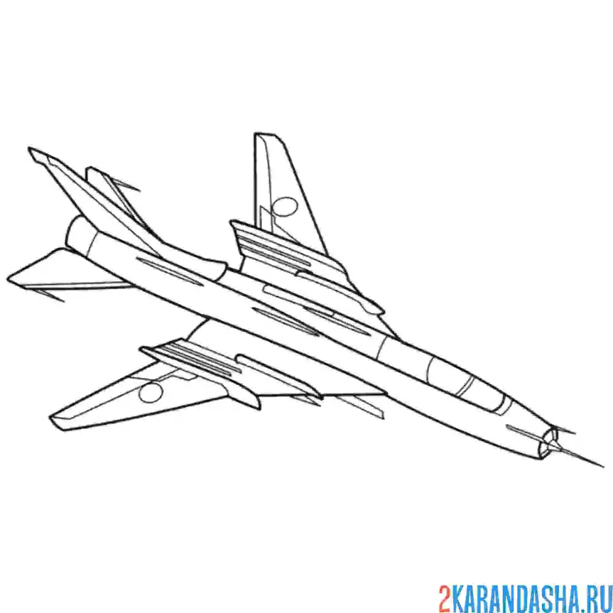 Раскраска сухой су-22 российский истребитель-бомбардировщик