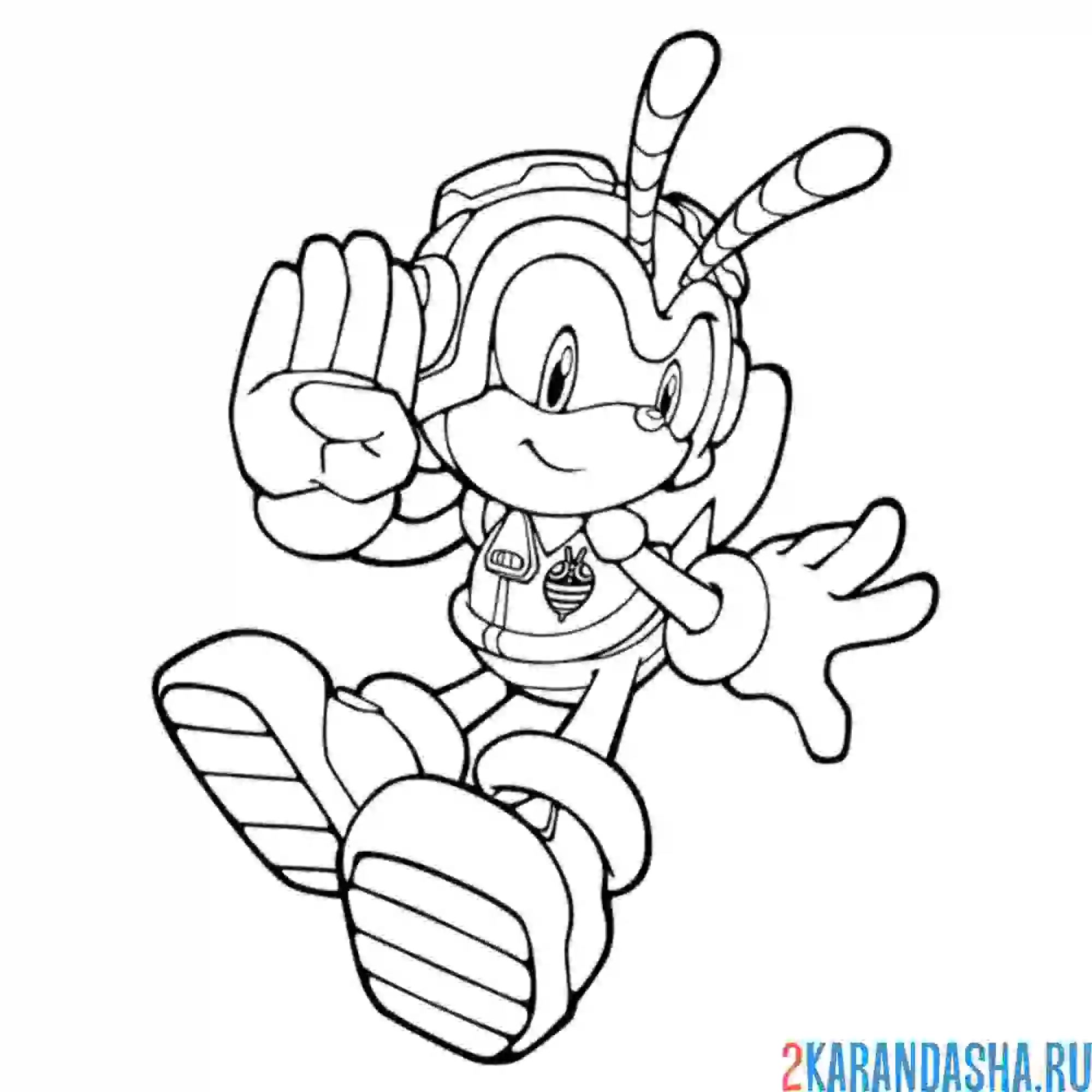 Раскраска пчела чарми