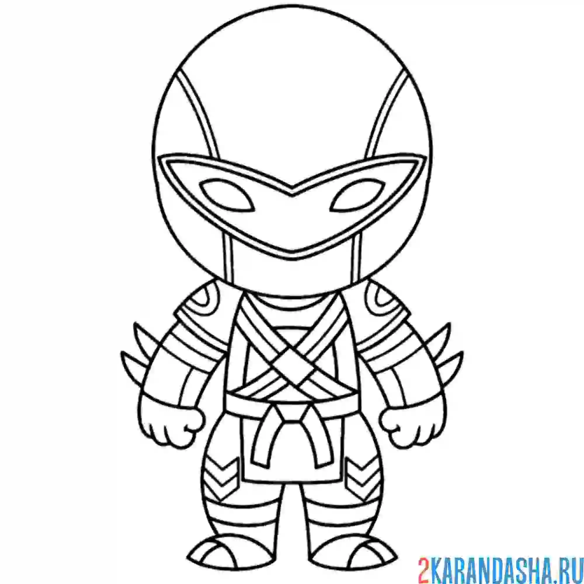 Раскраска фортнайт гибрид