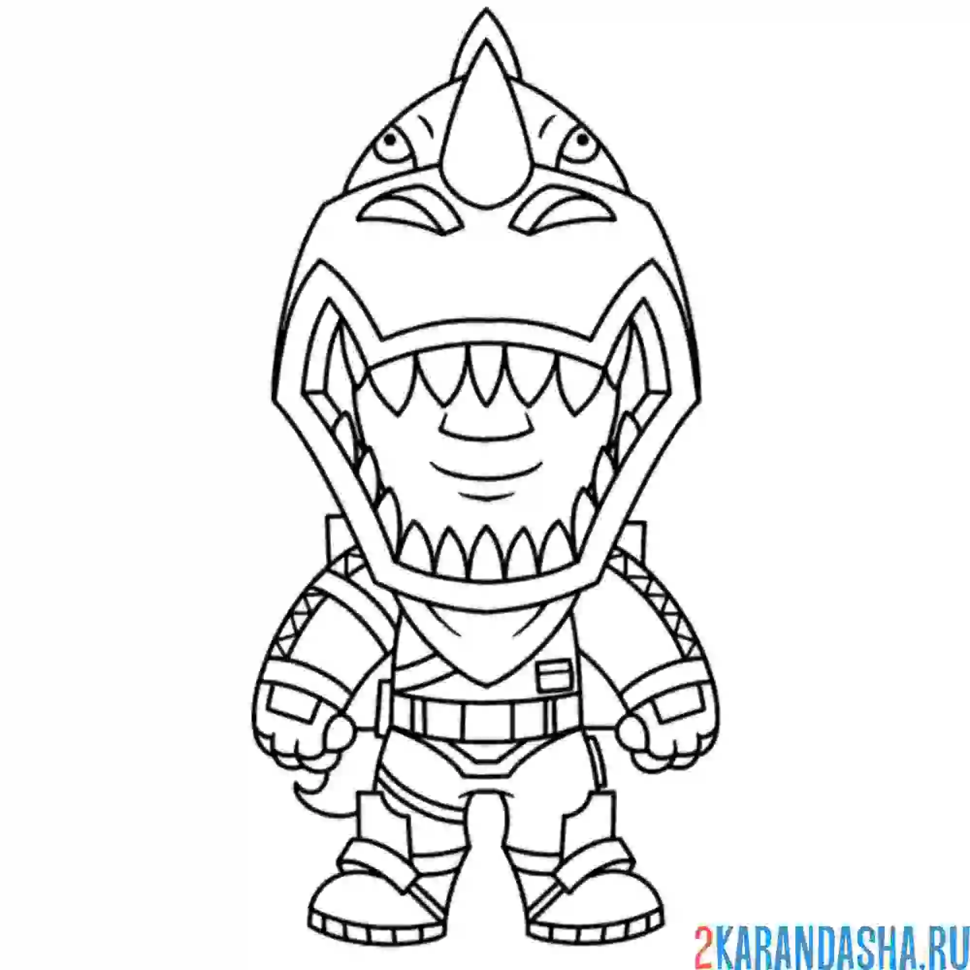 Раскраска рекс