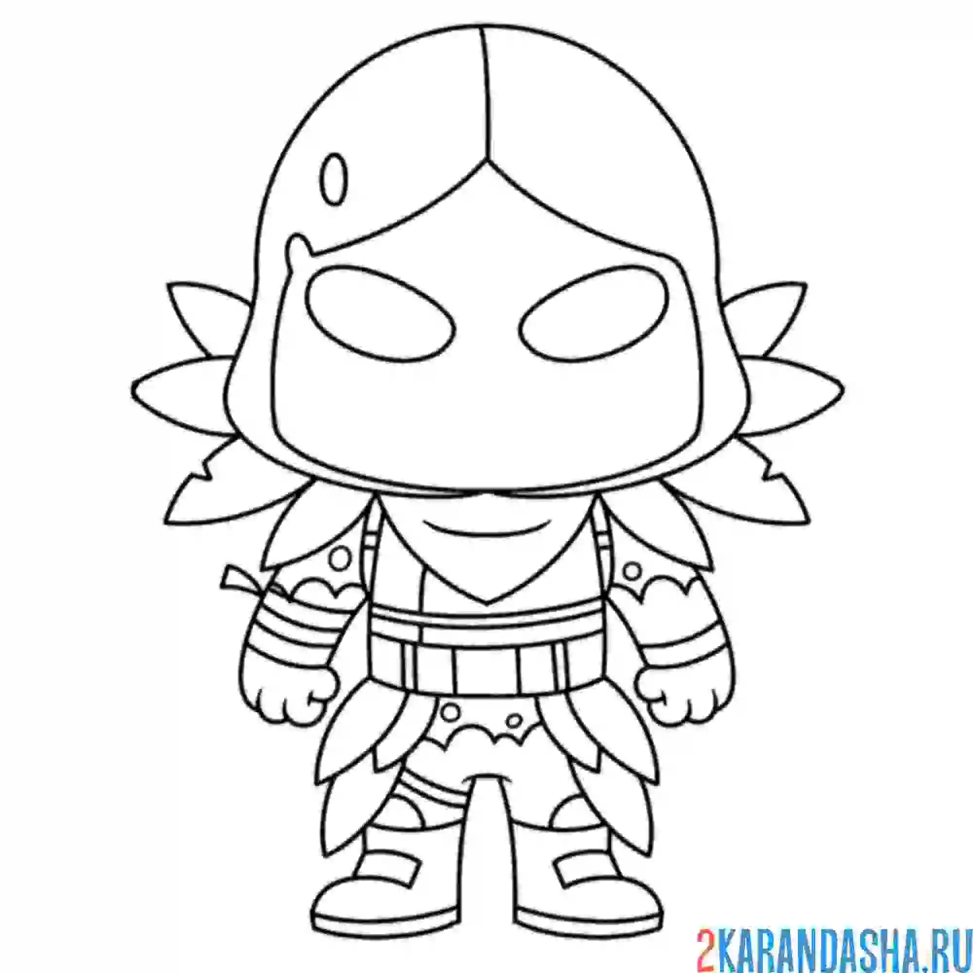 Раскраска фортнайт равен