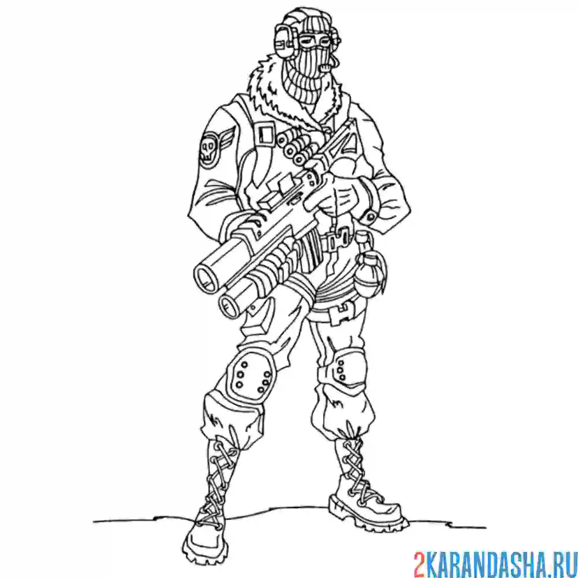 Раскраска опустошитель