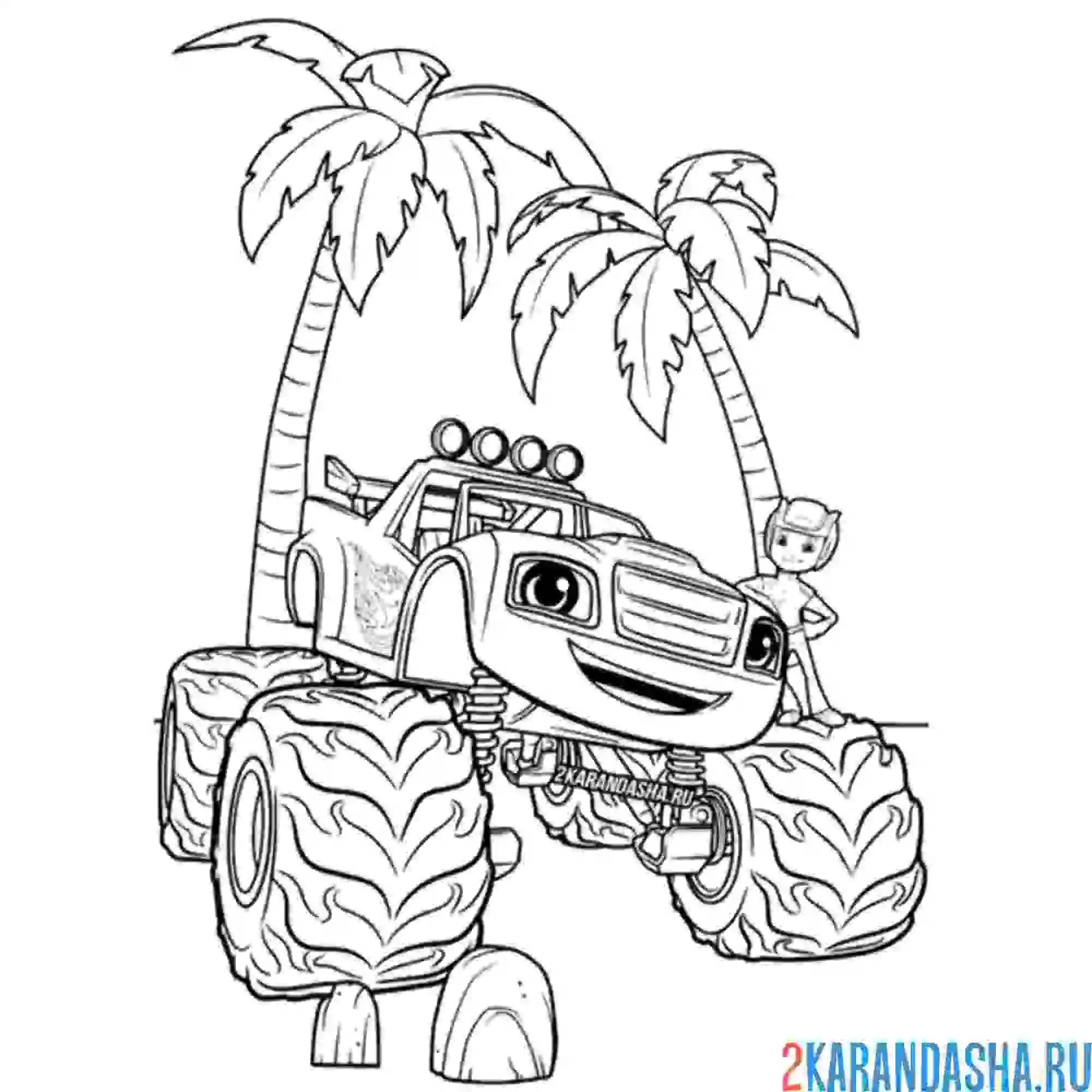 Раскраска вспыш и эй-джей