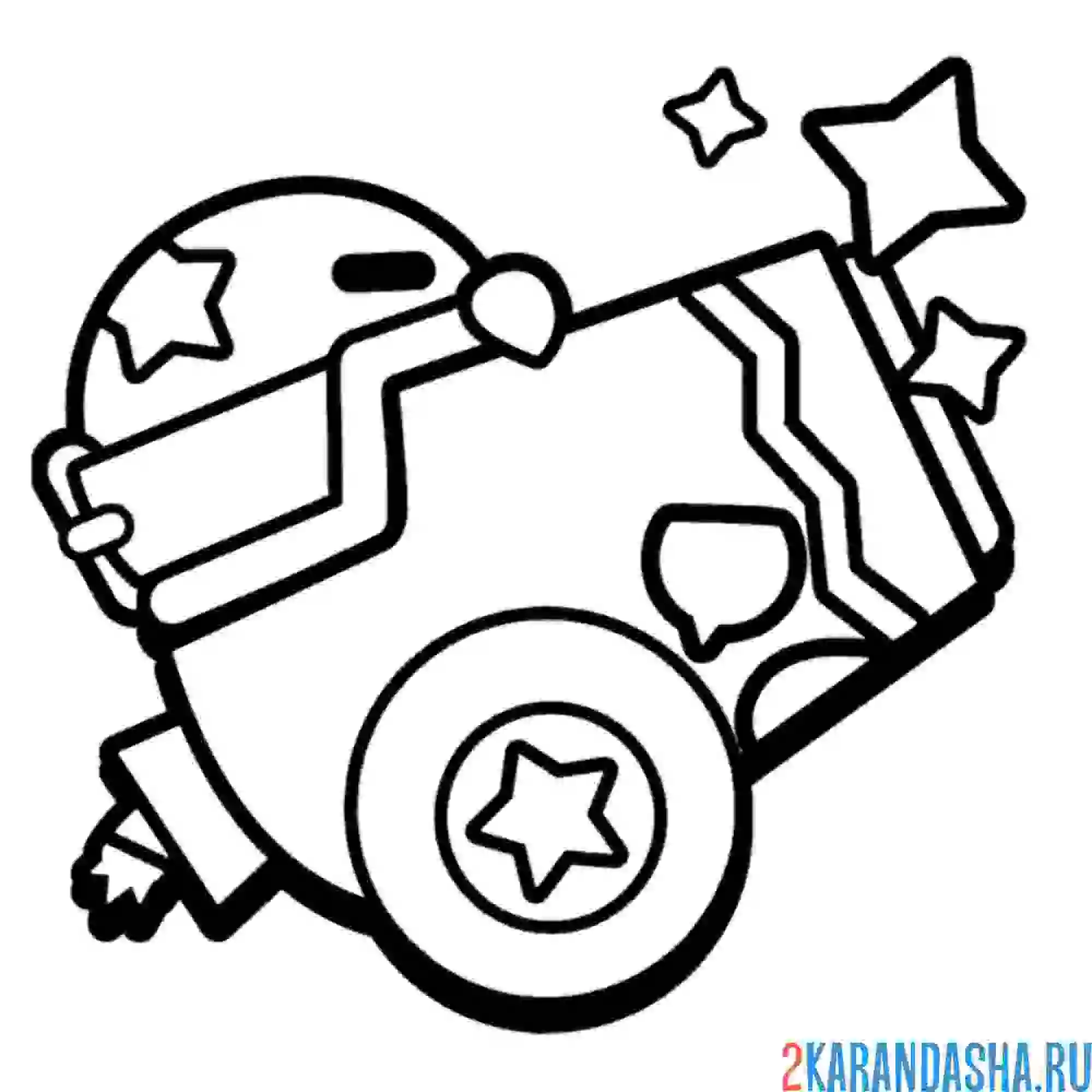 Раскраска бонни 