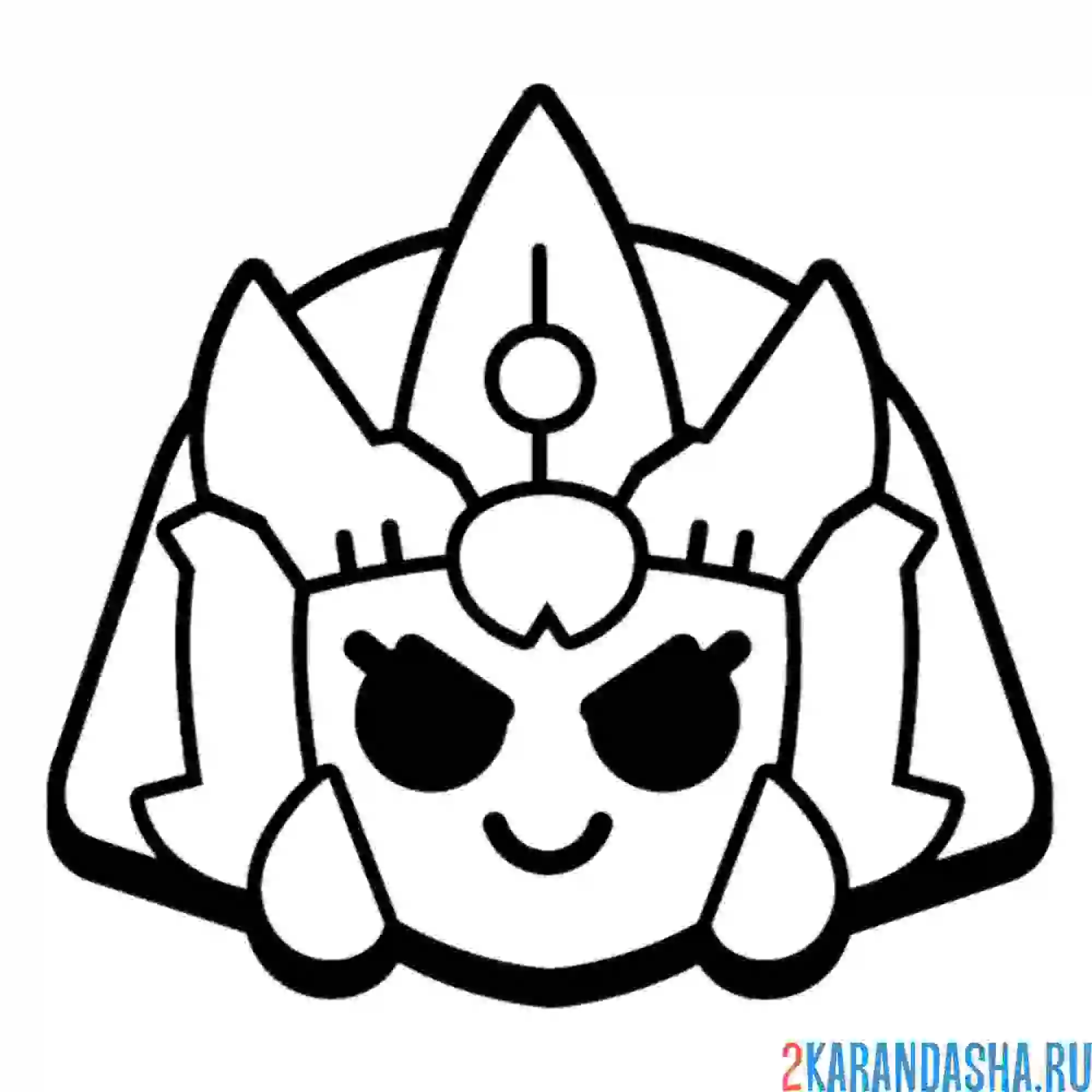 Раскраска императрица бонни