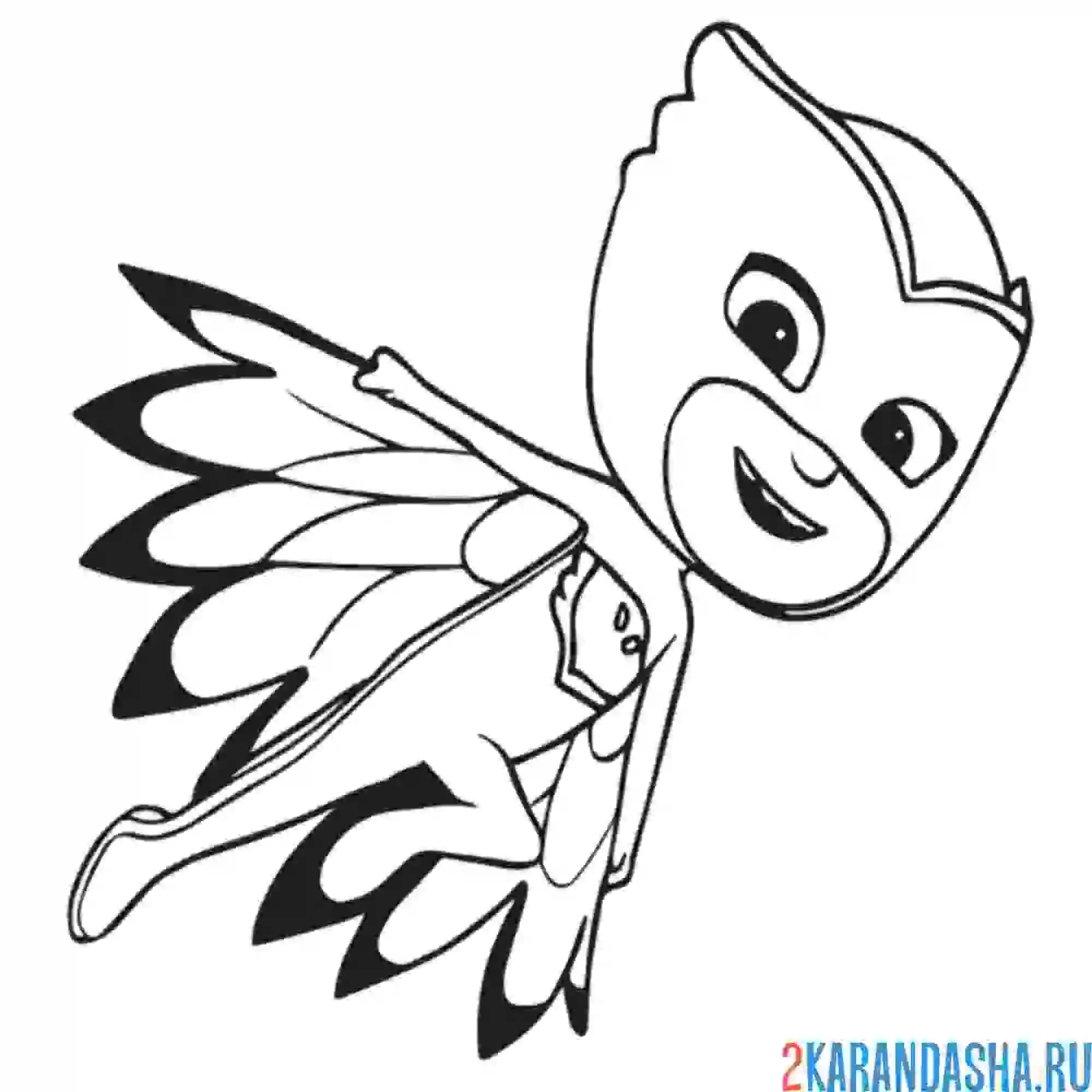 Раскраска алетт летит