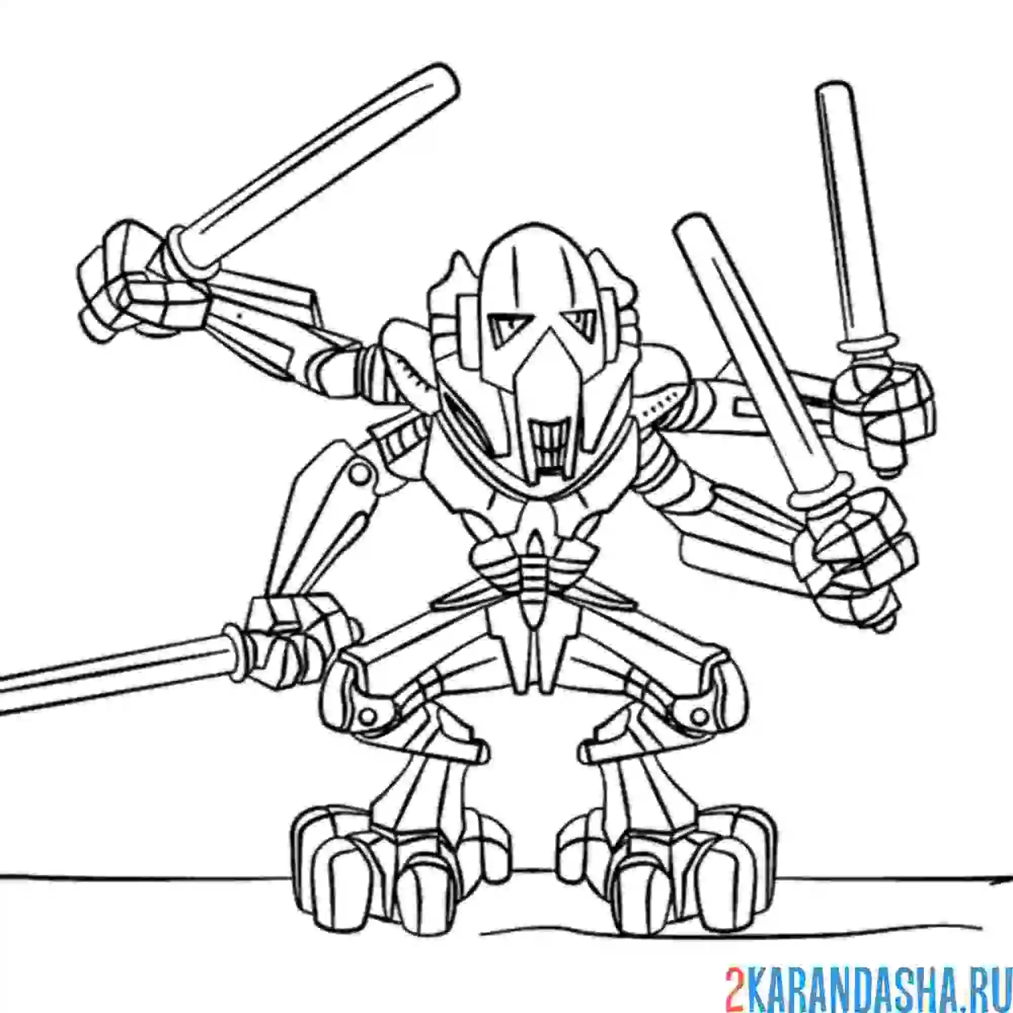 Раскраска звездные войны лего