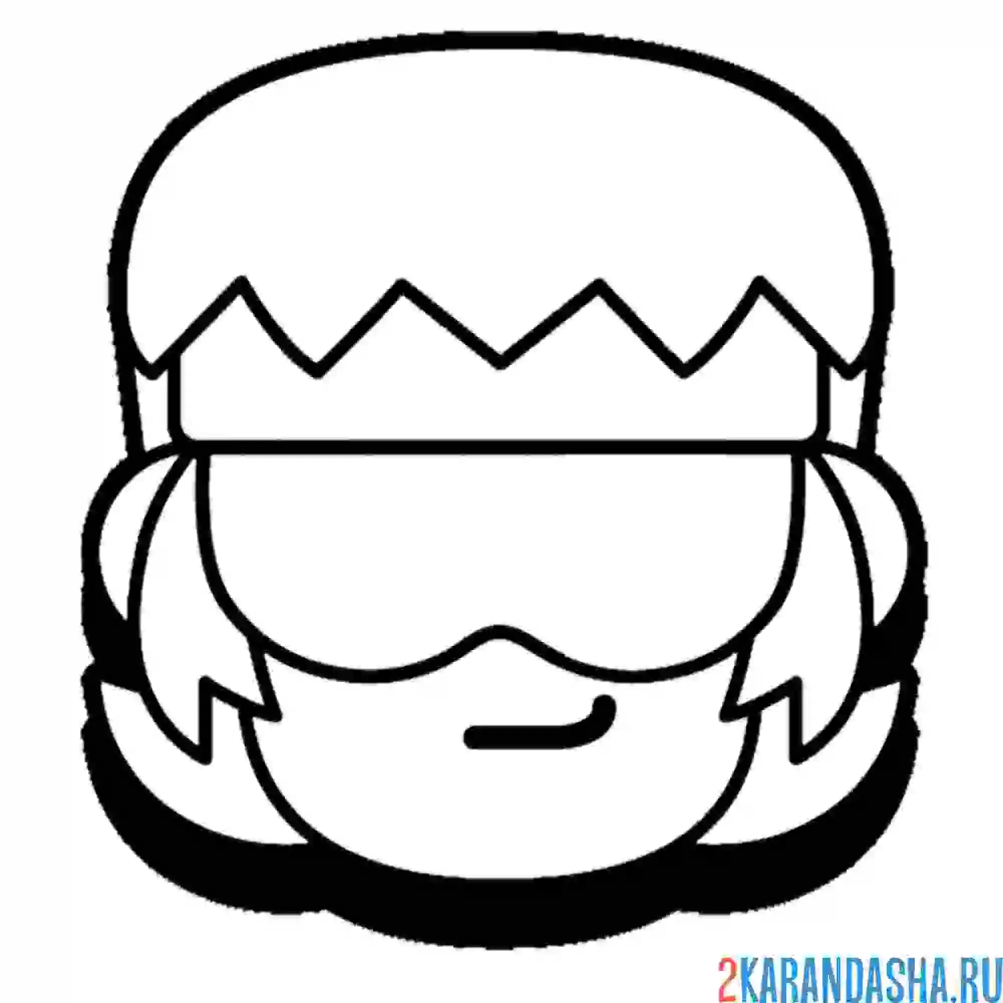 Раскраска бастер нейтральный