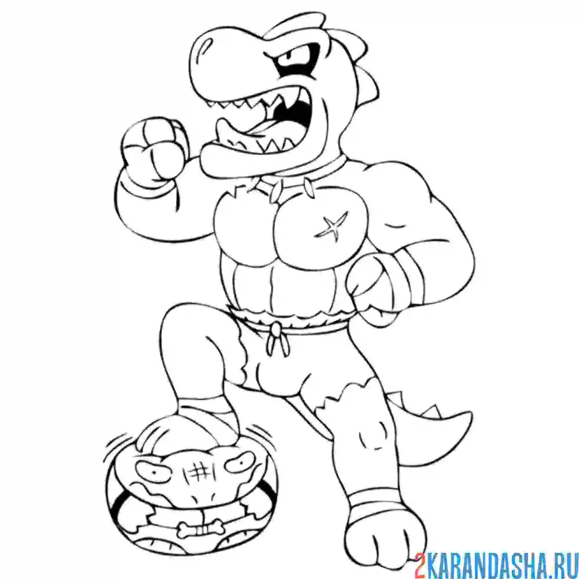 Раскраска гигабивень гуджитсу