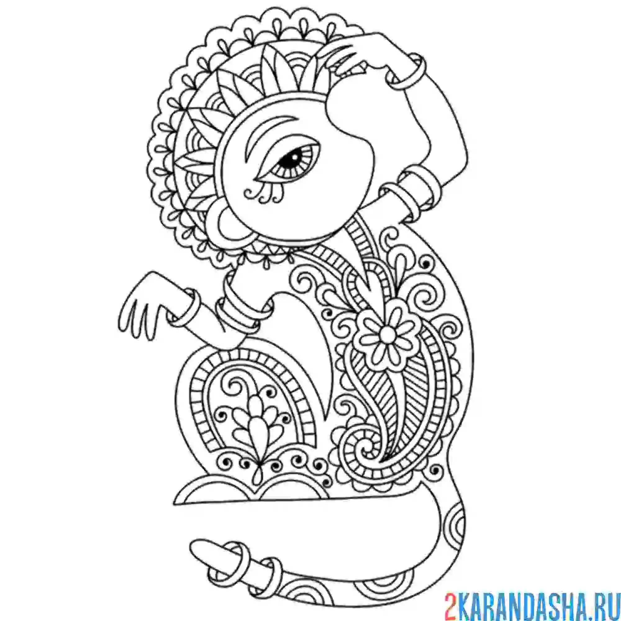 Раскраска буддизм