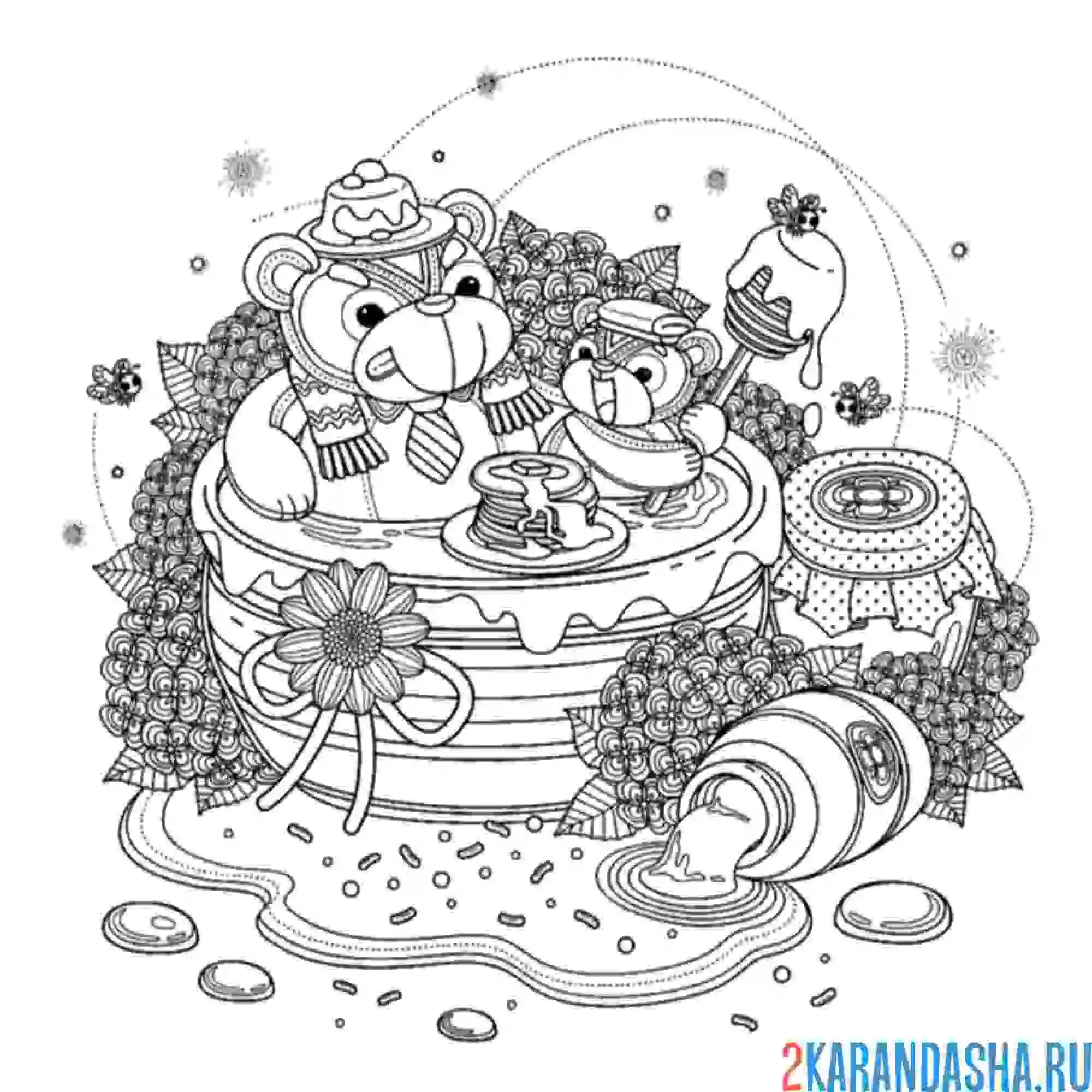 Раскраска арт-терапия