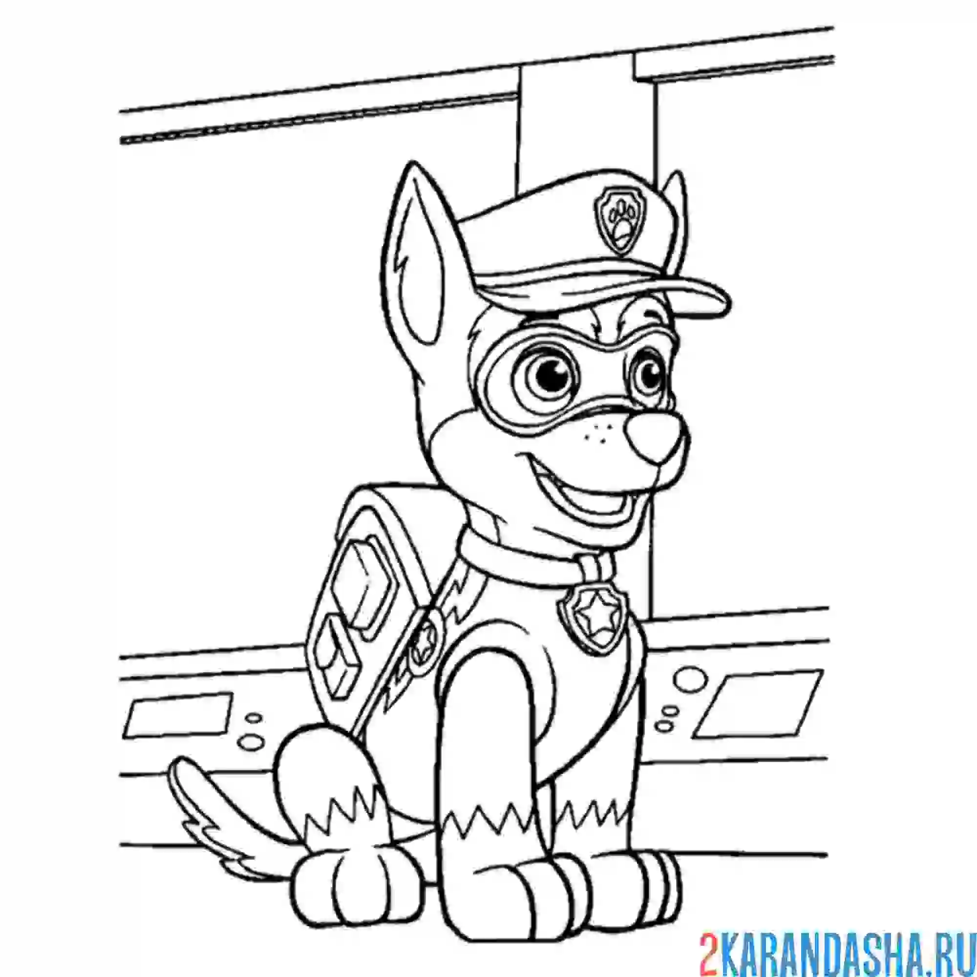 Раскраска гонщик сидит