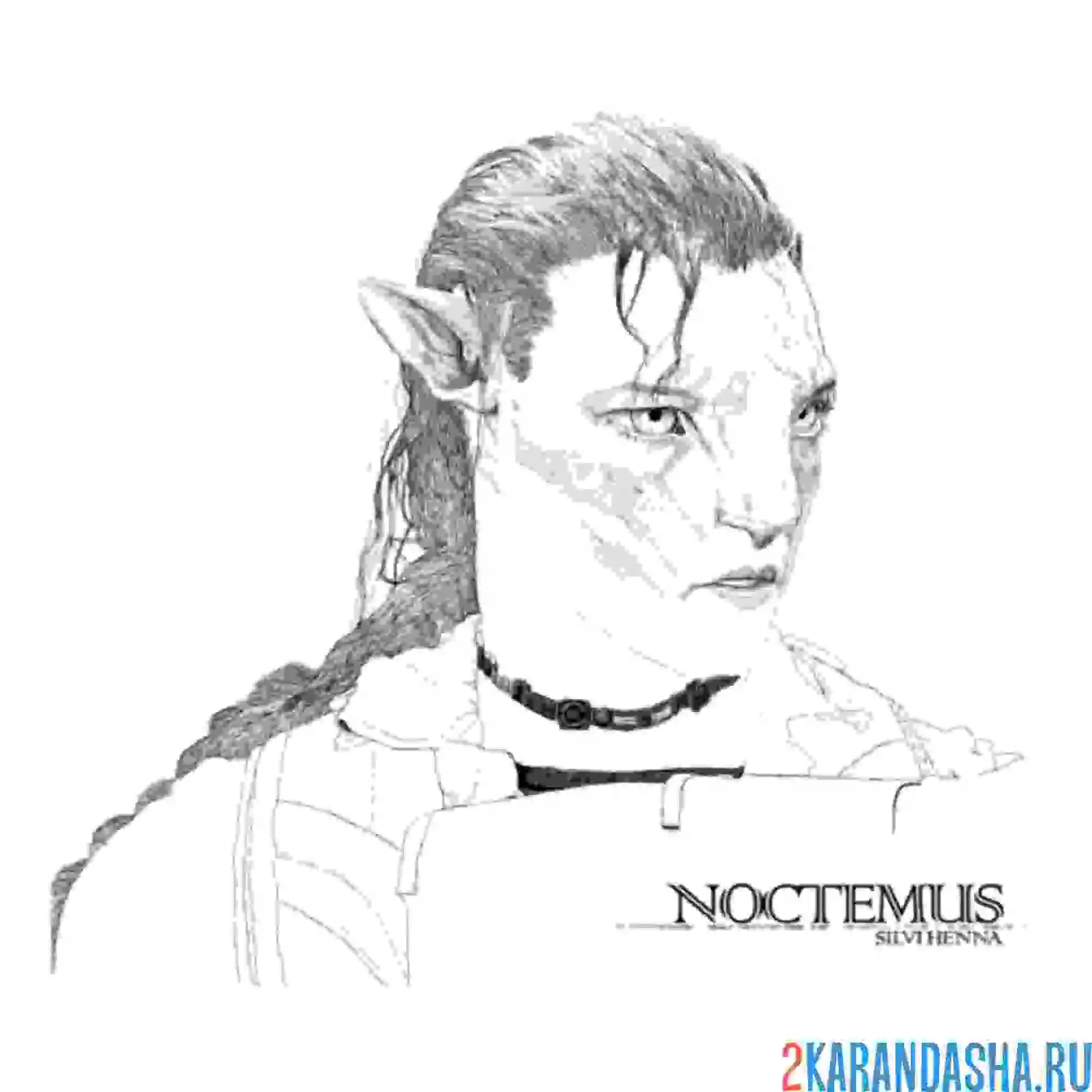 Раскраска аватар 2 джейк салли