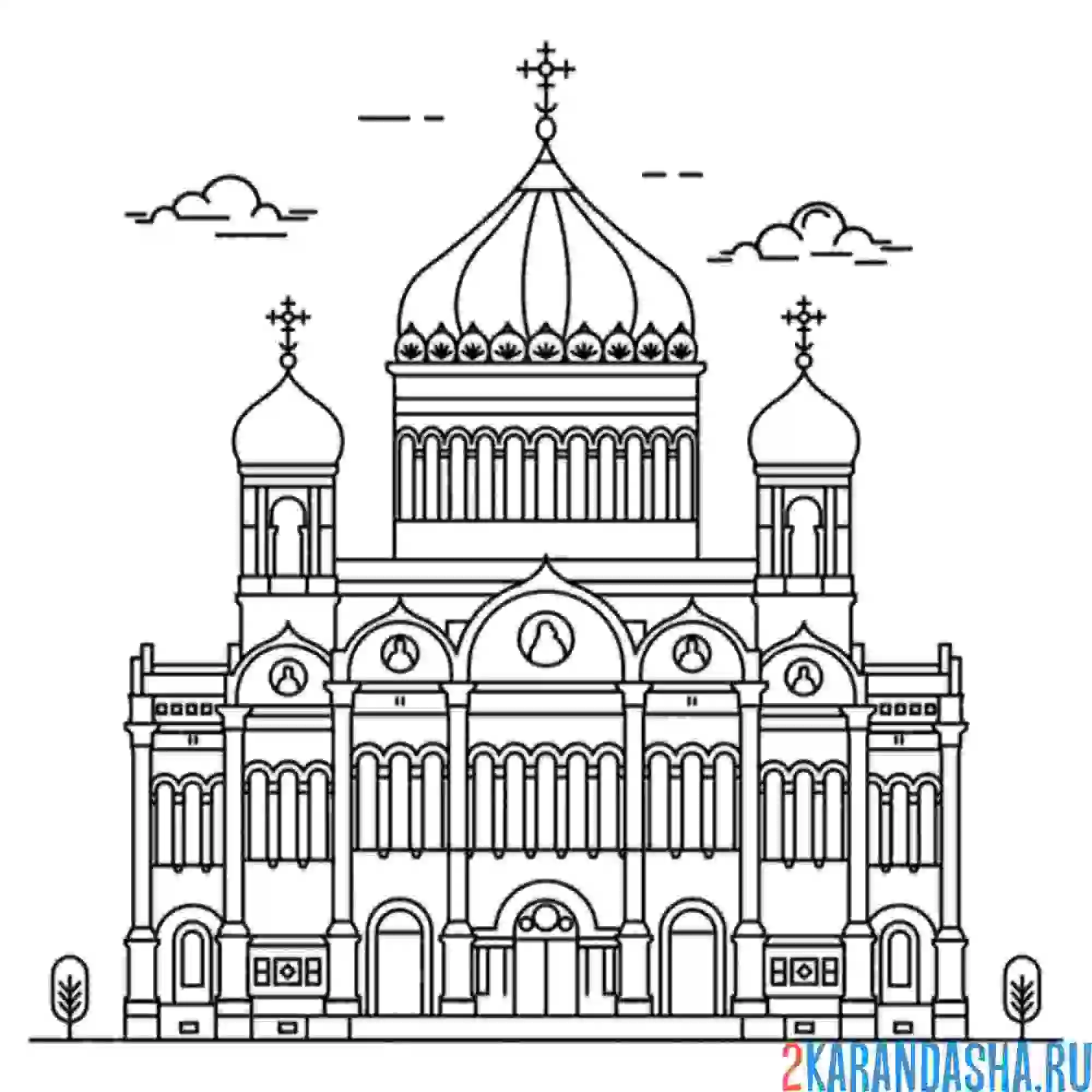 Раскраска россия санкт-петербург