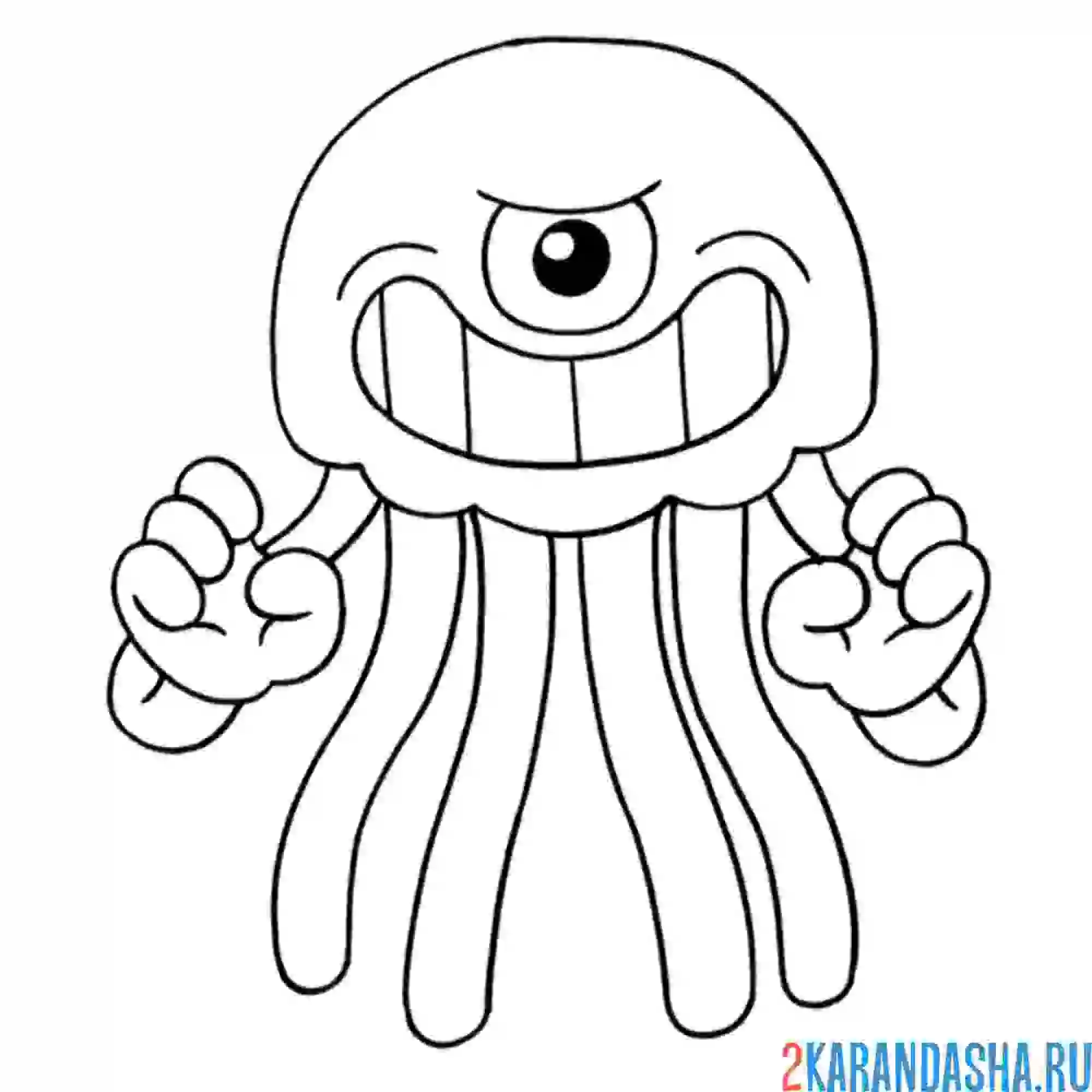 Раскраска стингер флинн банбана