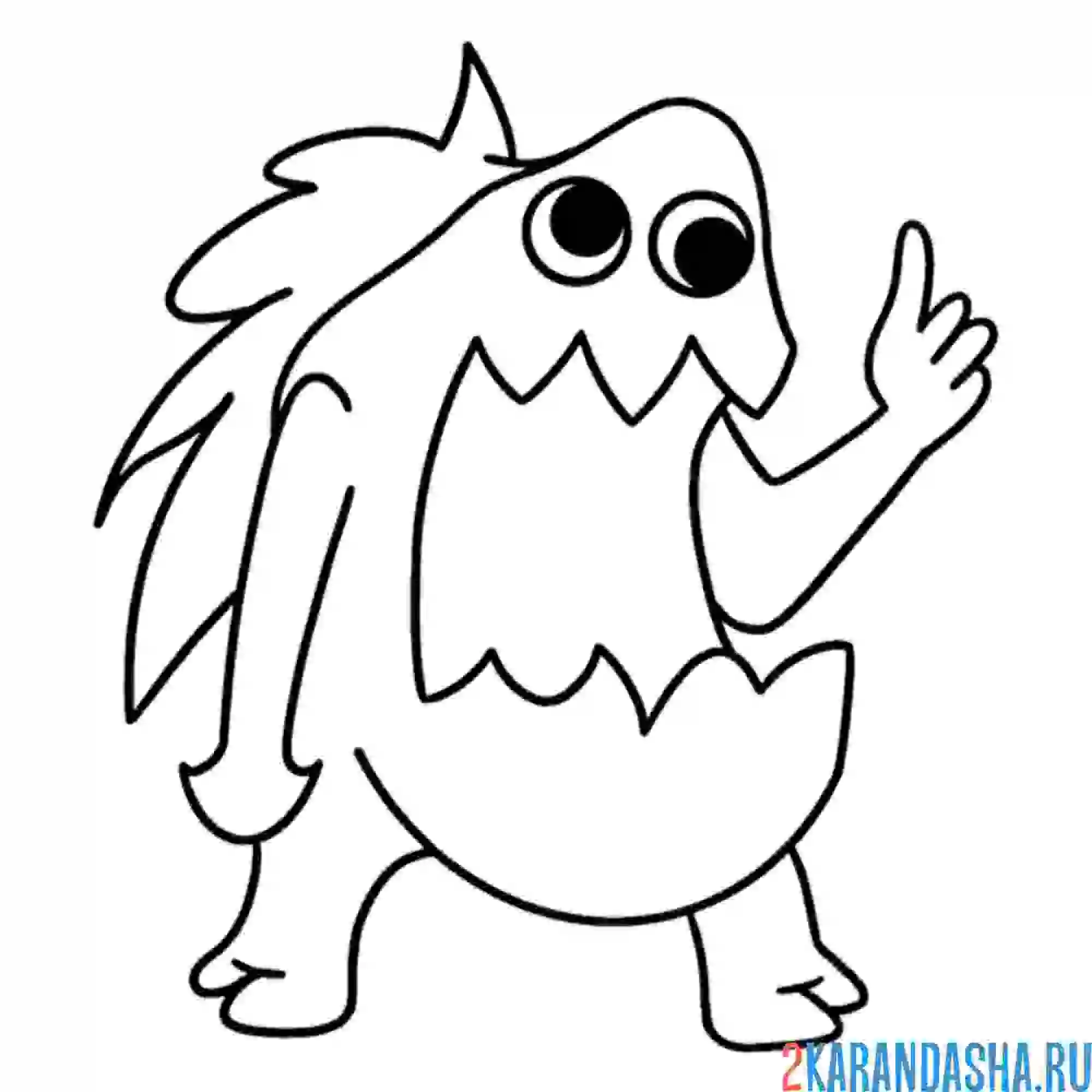 Раскраска стинки джоел гарден банбан