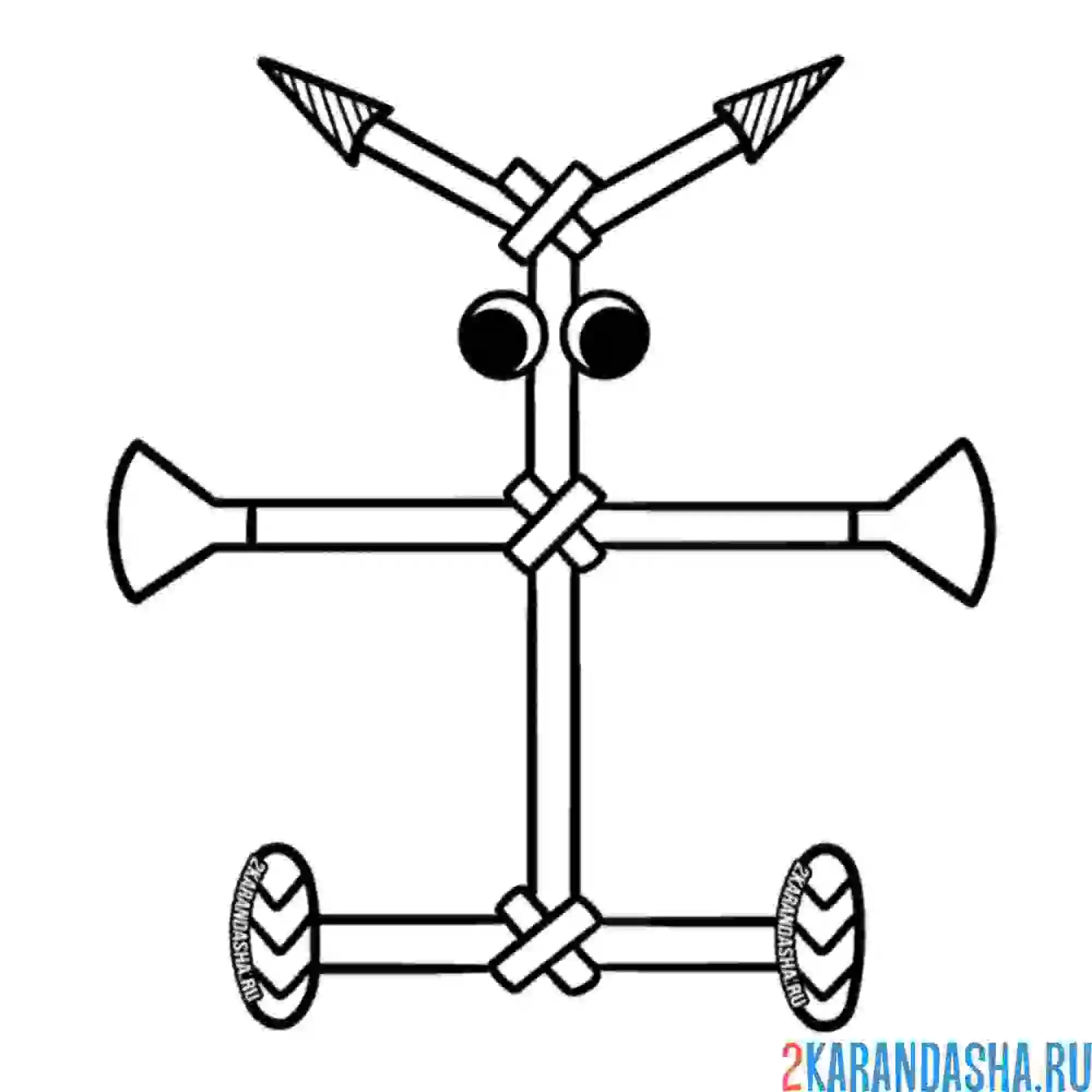 Раскраска мистер кабоб банбан