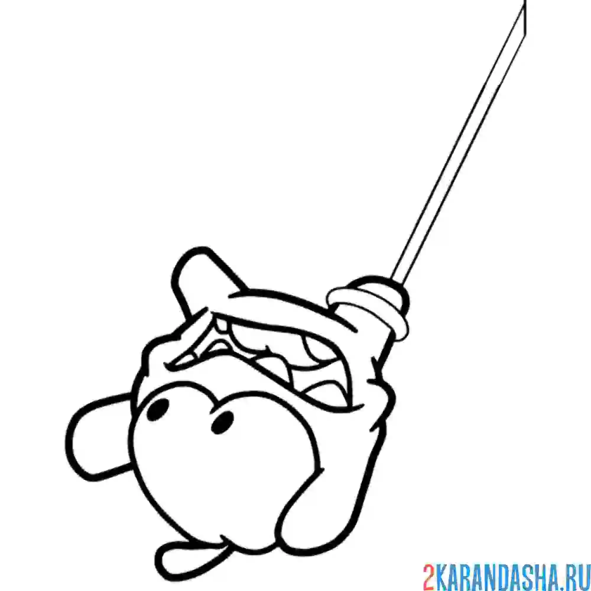 Раскраска ам-няма западня