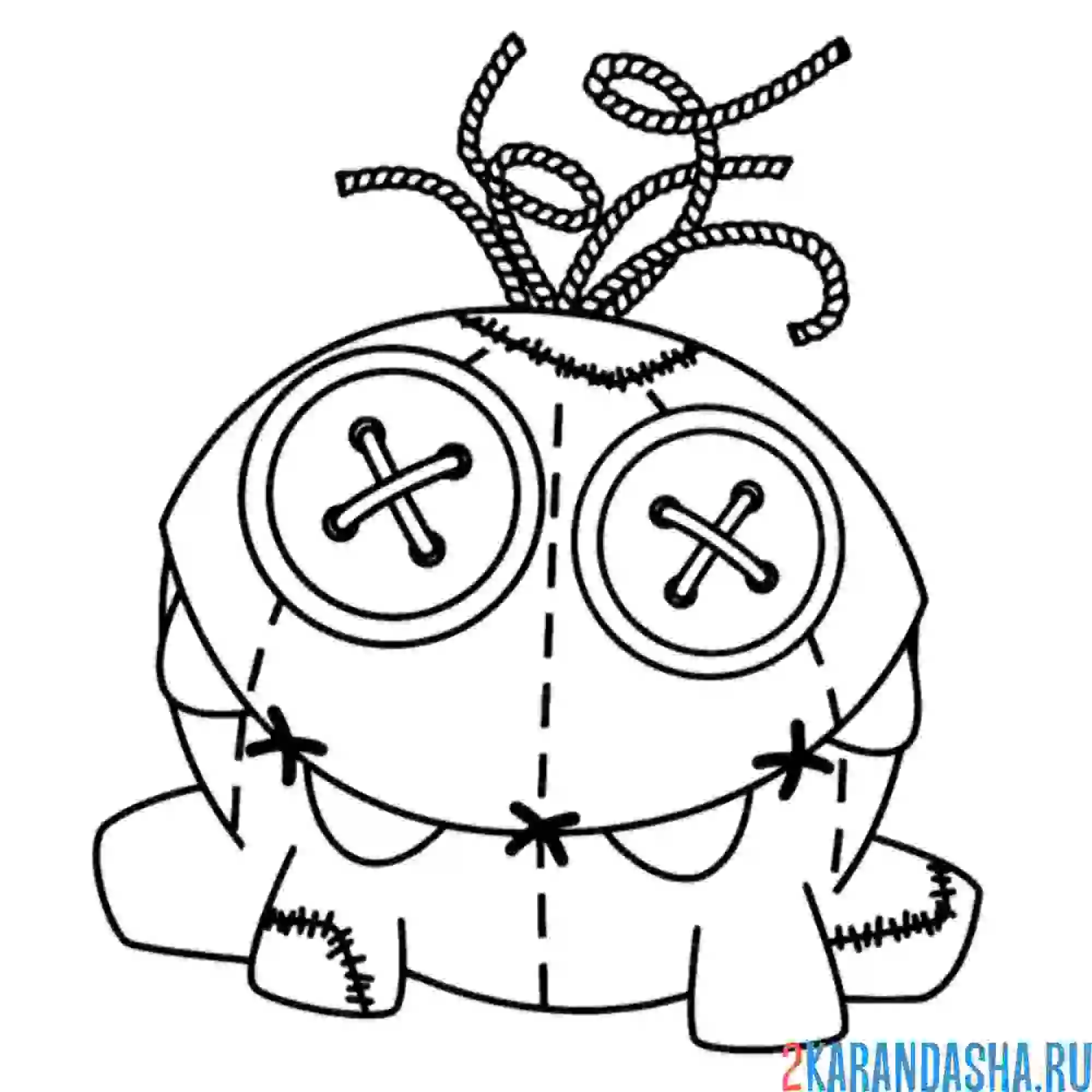 Раскраска ам-няма игрушка